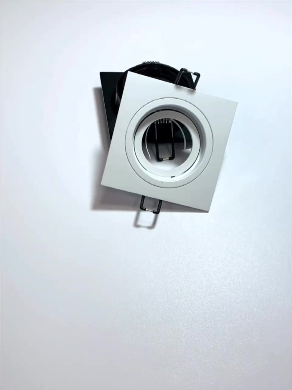 Светильник встраиваемый поворотный GU5.3 (MR16) квадрат 010109 Чёрный SignImpress