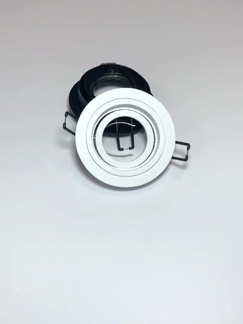 Светильник встраиваемый поворотный GU5.3 (MR16) круг 010107 Чёрный SignImpress