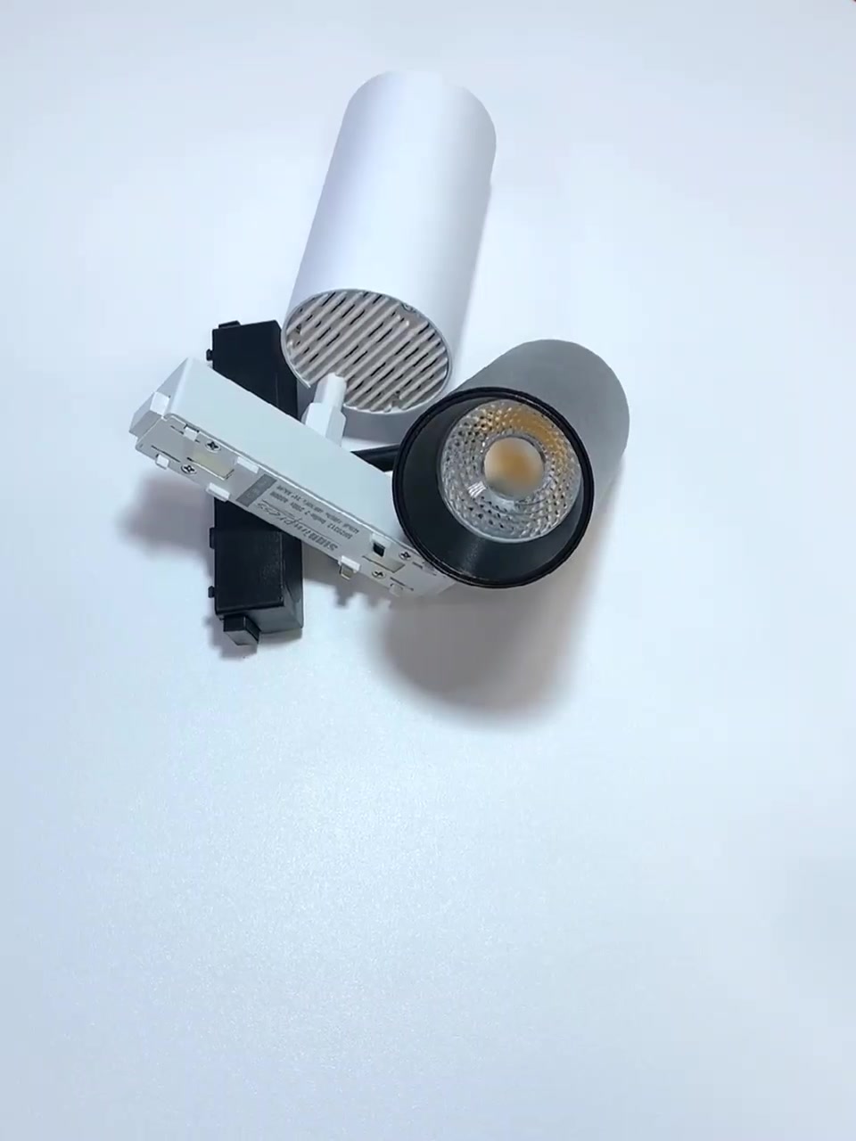 Светильник трековый 1фаза магнитный Inclin-2 Bridgelux 48В 20Вт 4000К Чёрный 3г SignImpress