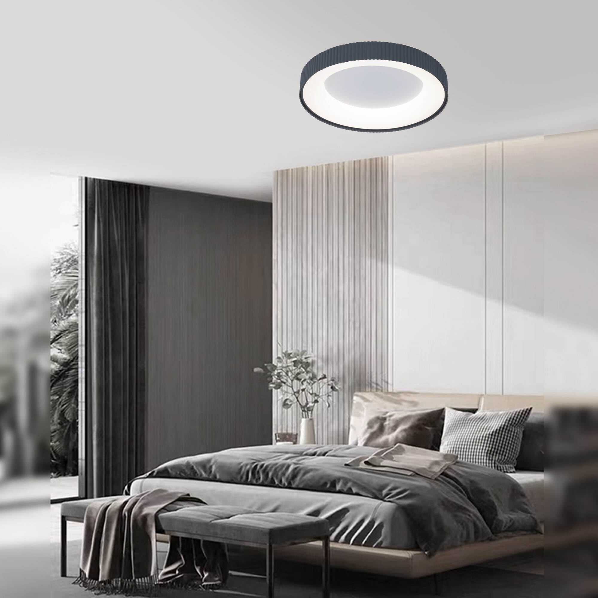 Светильник накладной светодиодный 40 Вт 7200 Лм Серый Signimpress