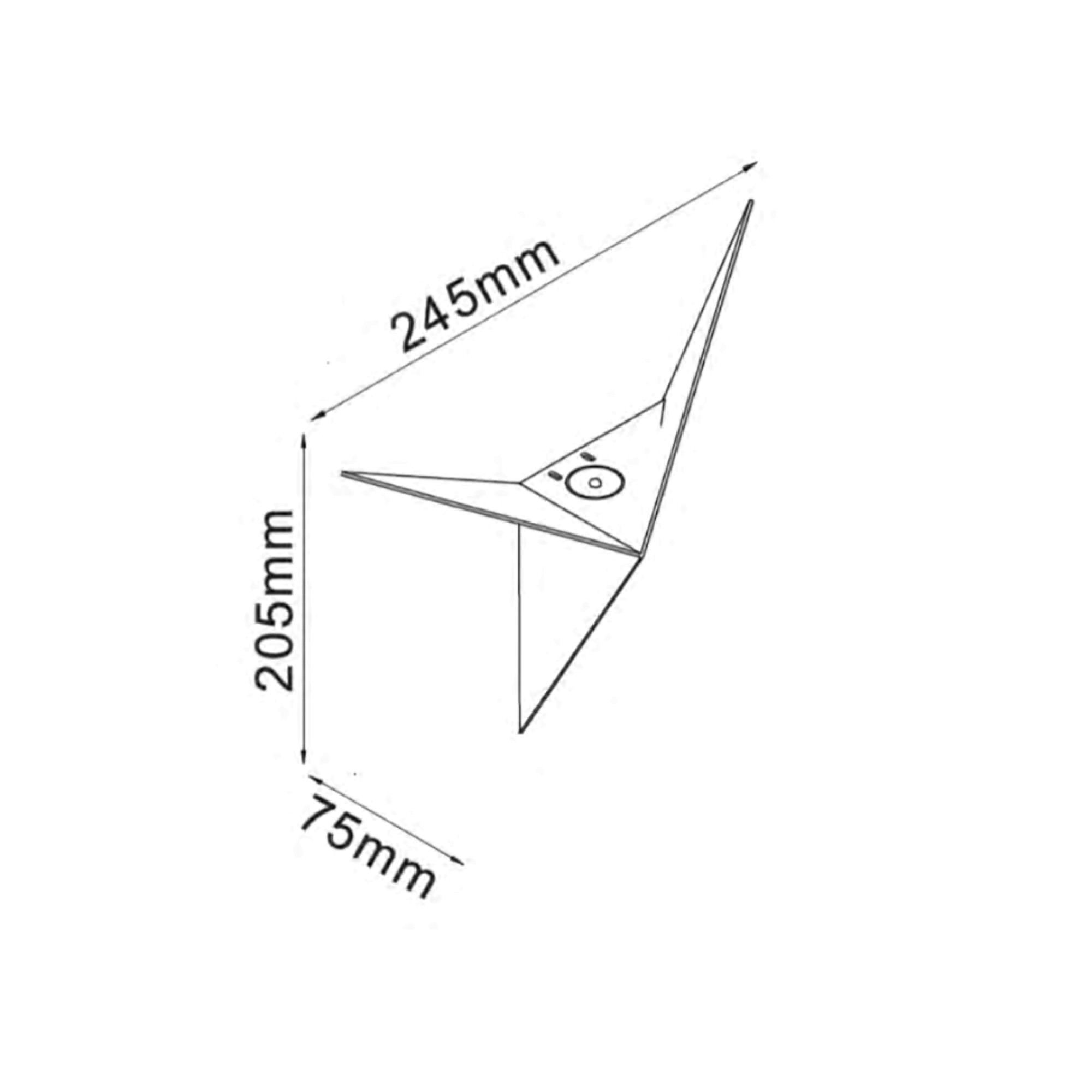 Светильник настенный TRIK , белый, 3Вт, 4500K, IP20, GW-9103-3-WH-NW SWG