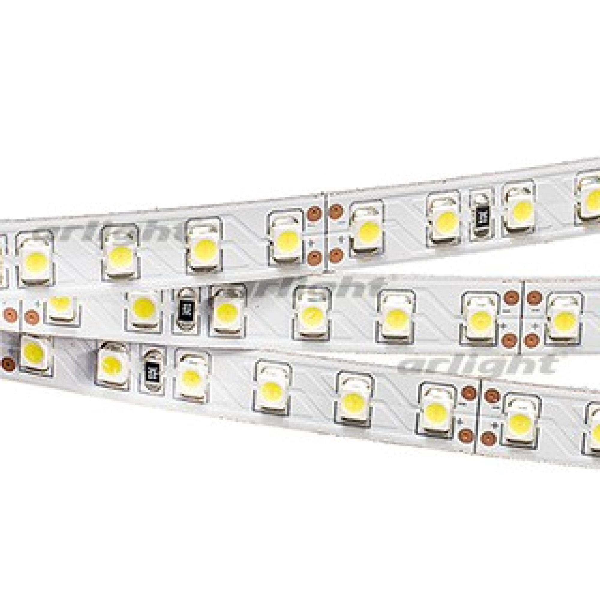 Светодиодная лента RT-A120-8mm 24V Day4000 (9.6 W/m, IP20, 2835, 5m) (Arlight, Открытый)