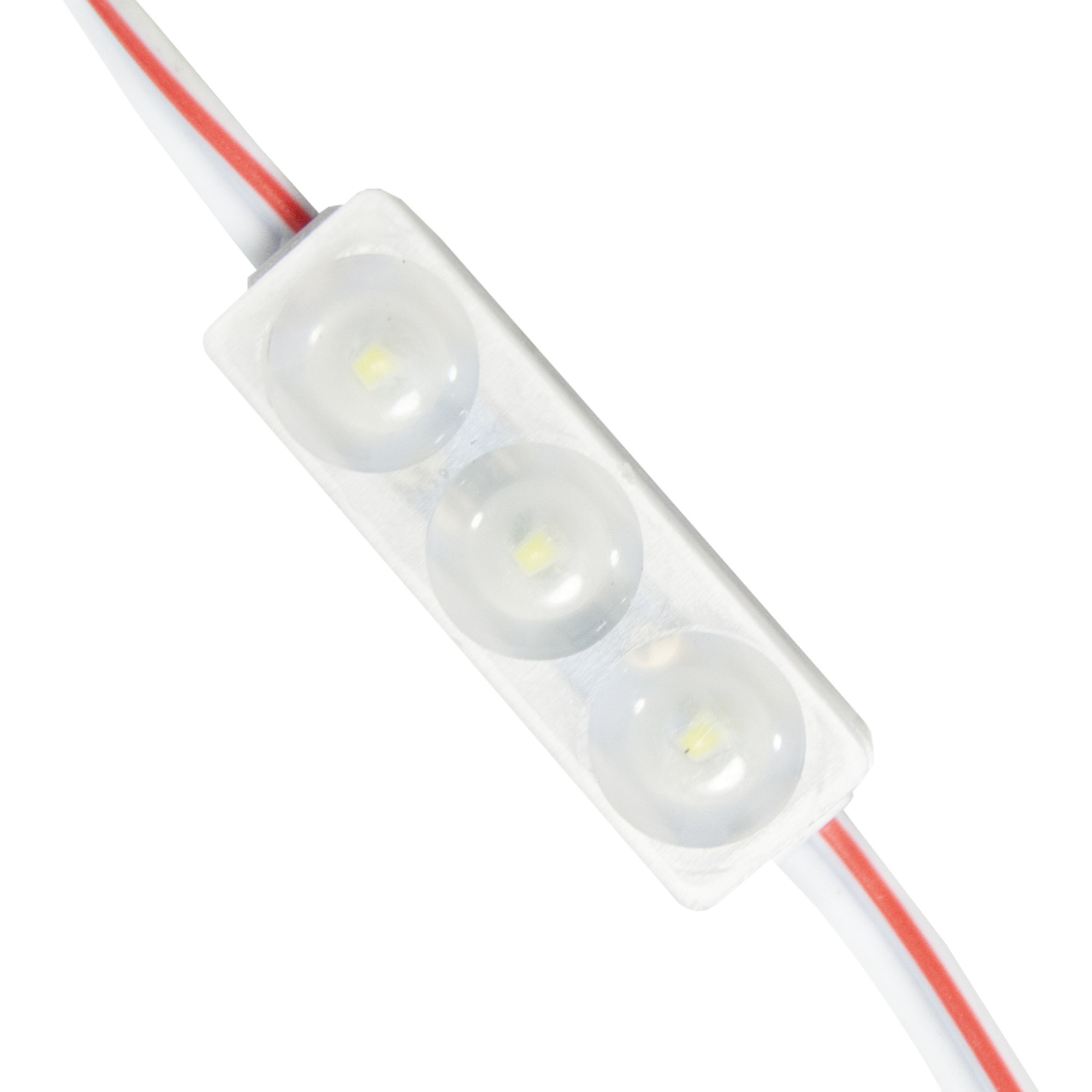 Модуль светодиодный mini 3 SMD 2835 0,6Вт 50Лм 6000К-6500К (c линзой 170) -1шт.SignImpress