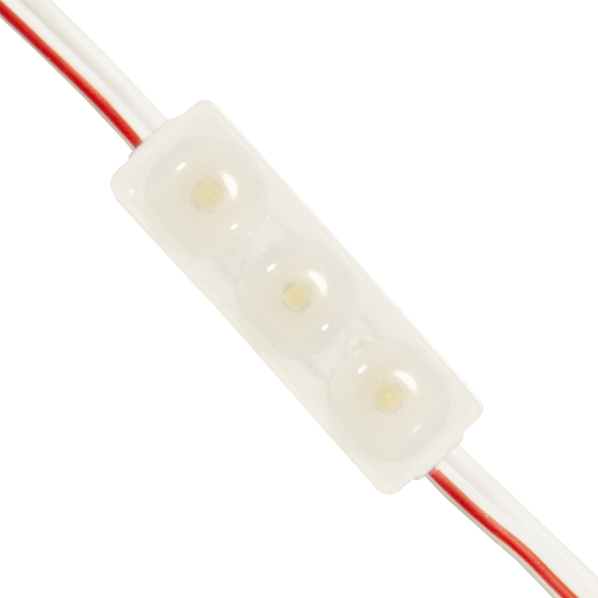 Модуль светодиодный mini 3 SMD 2835 0,6Вт 50Лм 6000К-6500К (с линзой 170) - 1шт. SignImpress