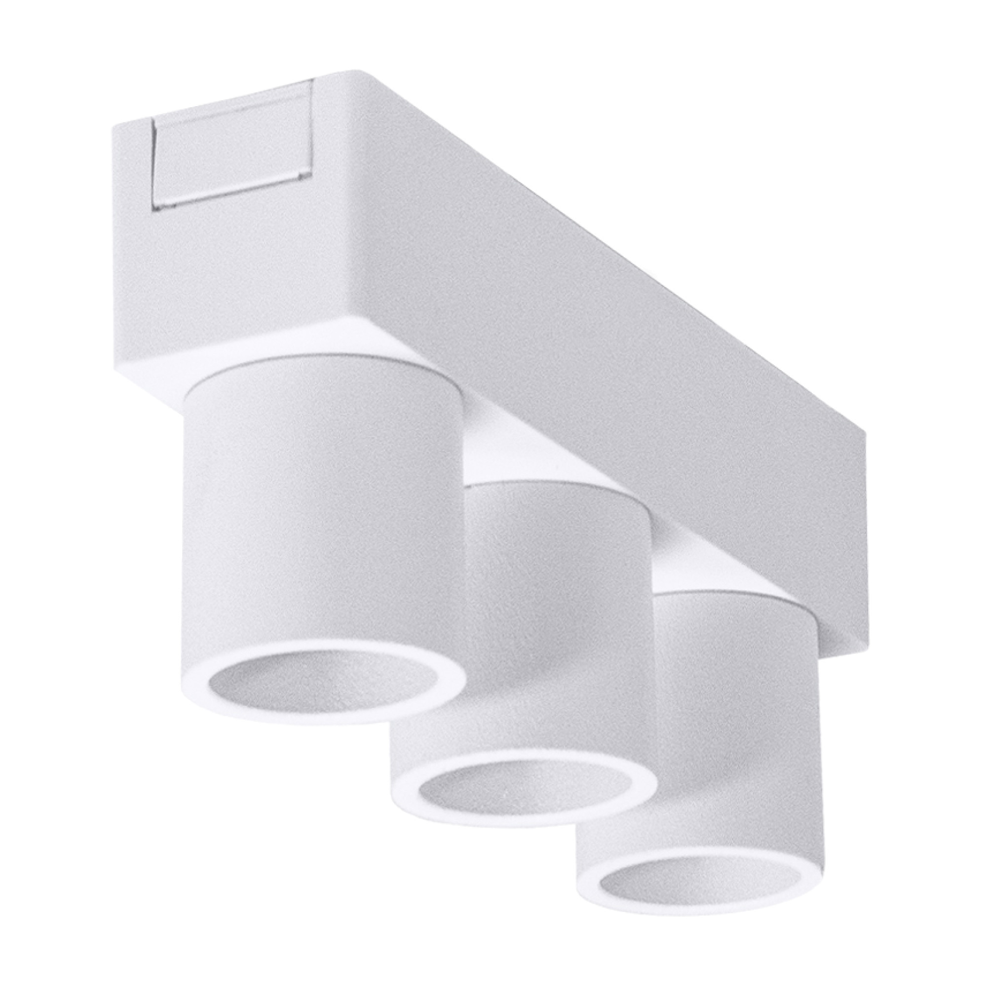 Светильник трековый однофазный магнитный Ternary тройной 48В 6Вт (2х3) 4000К Белый 3года SignImpress