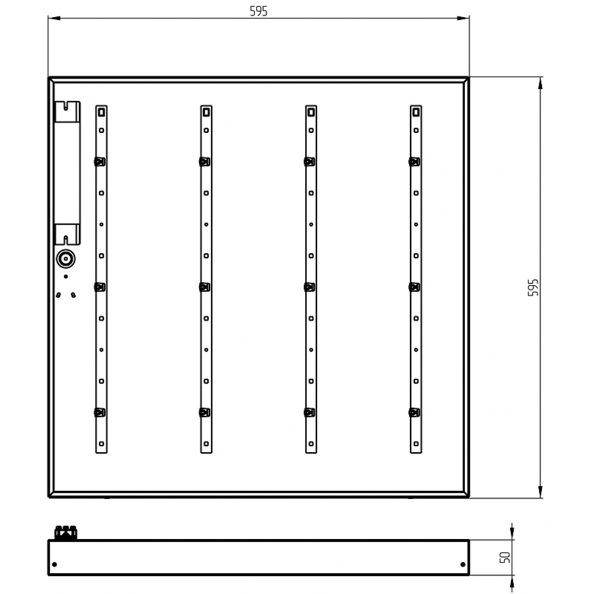Светильник светодиодный ССВ 28-3100-А40 (универсал) (28 Вт, 3097 Лм, 2,5 кг) Ферекс (распродажа)