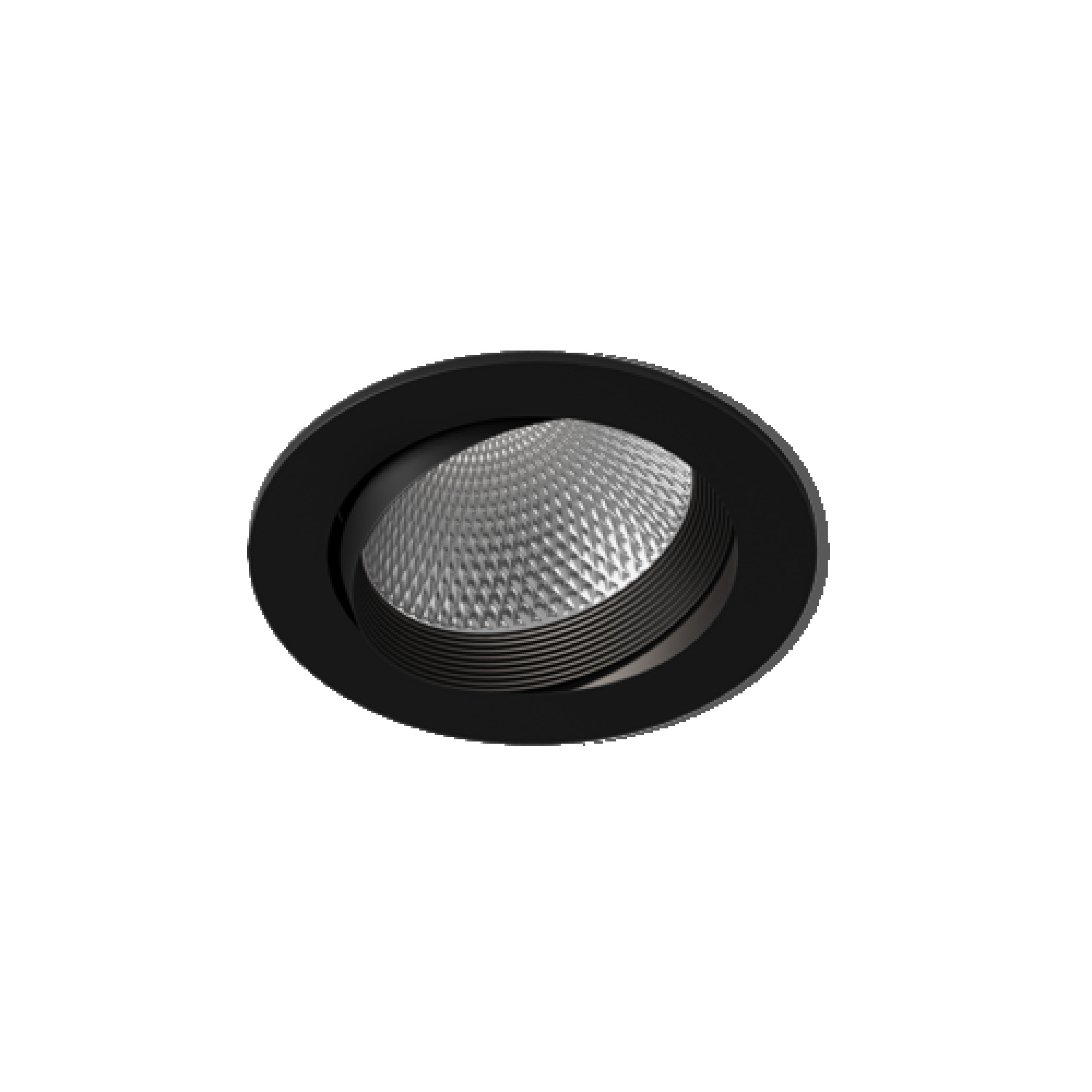 Светильник встраиваемый наклонный DL-KZ, Черный, 12 Вт, IP20, Теплый белый (3000К) SWG