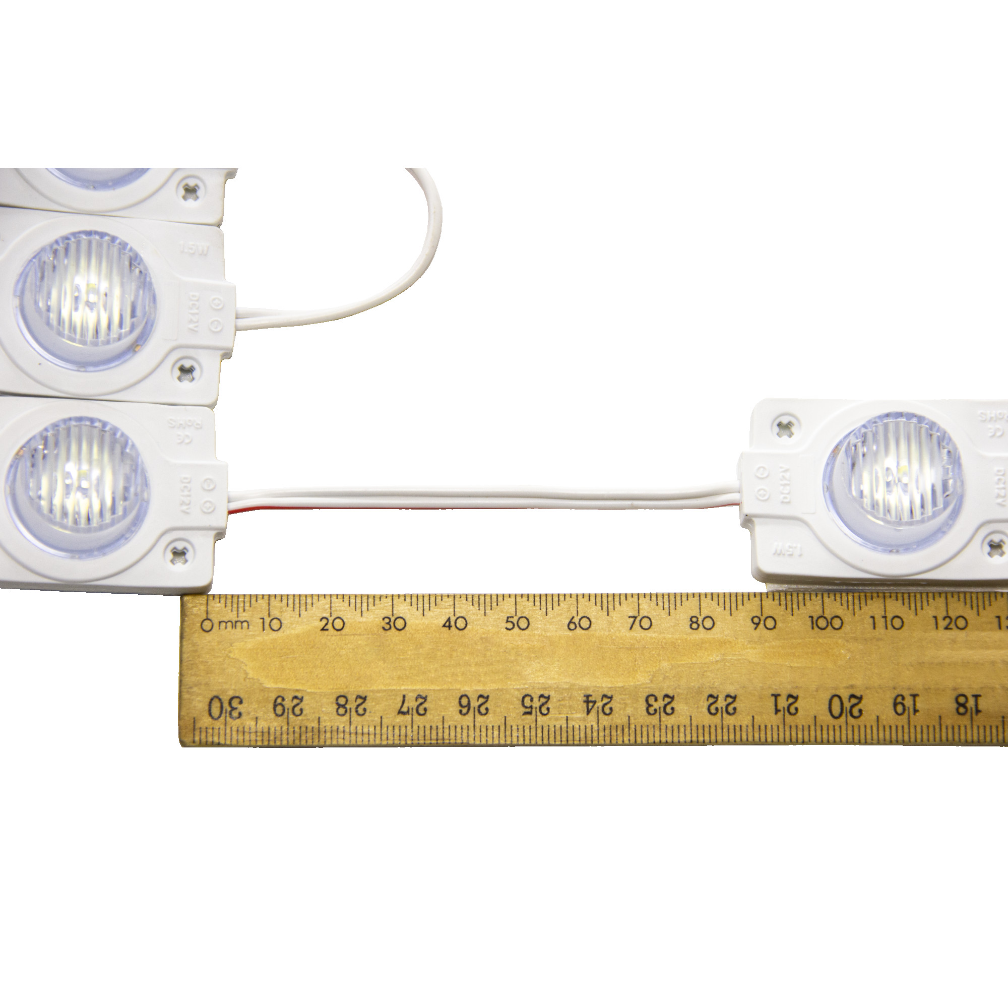 Модуль светодиодный 1 SMD 3030 1,5Вт 120Лм 6000К-6500К (с линзой) -1шт. SignImpress