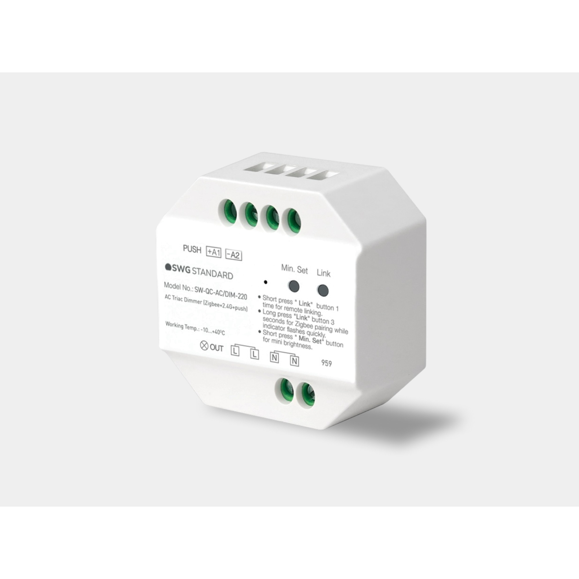 Диммер AC TRIAC SW-QC-АС/DIM-220 Quick Control SWG