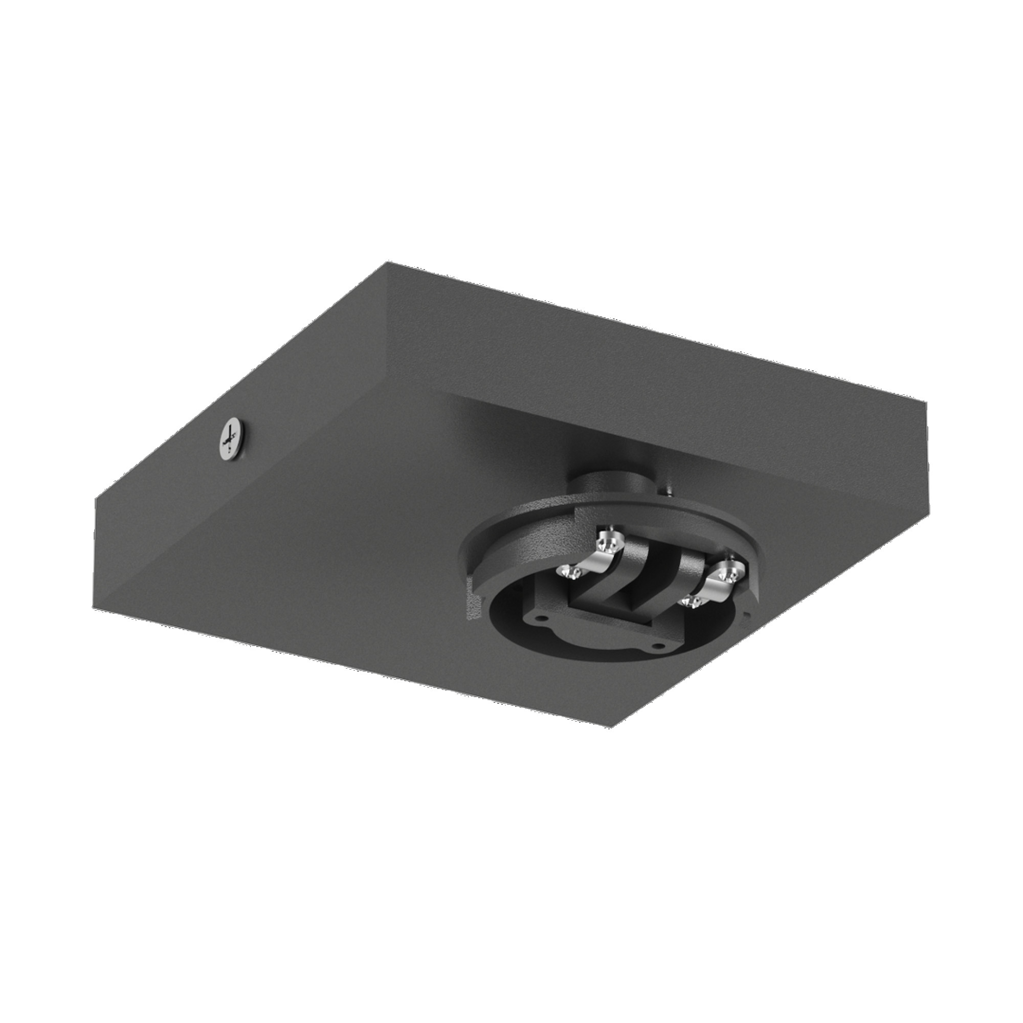 Крепление сменное М11 MINI VILLY, настенное поворотное накладное, цвет черный SWG