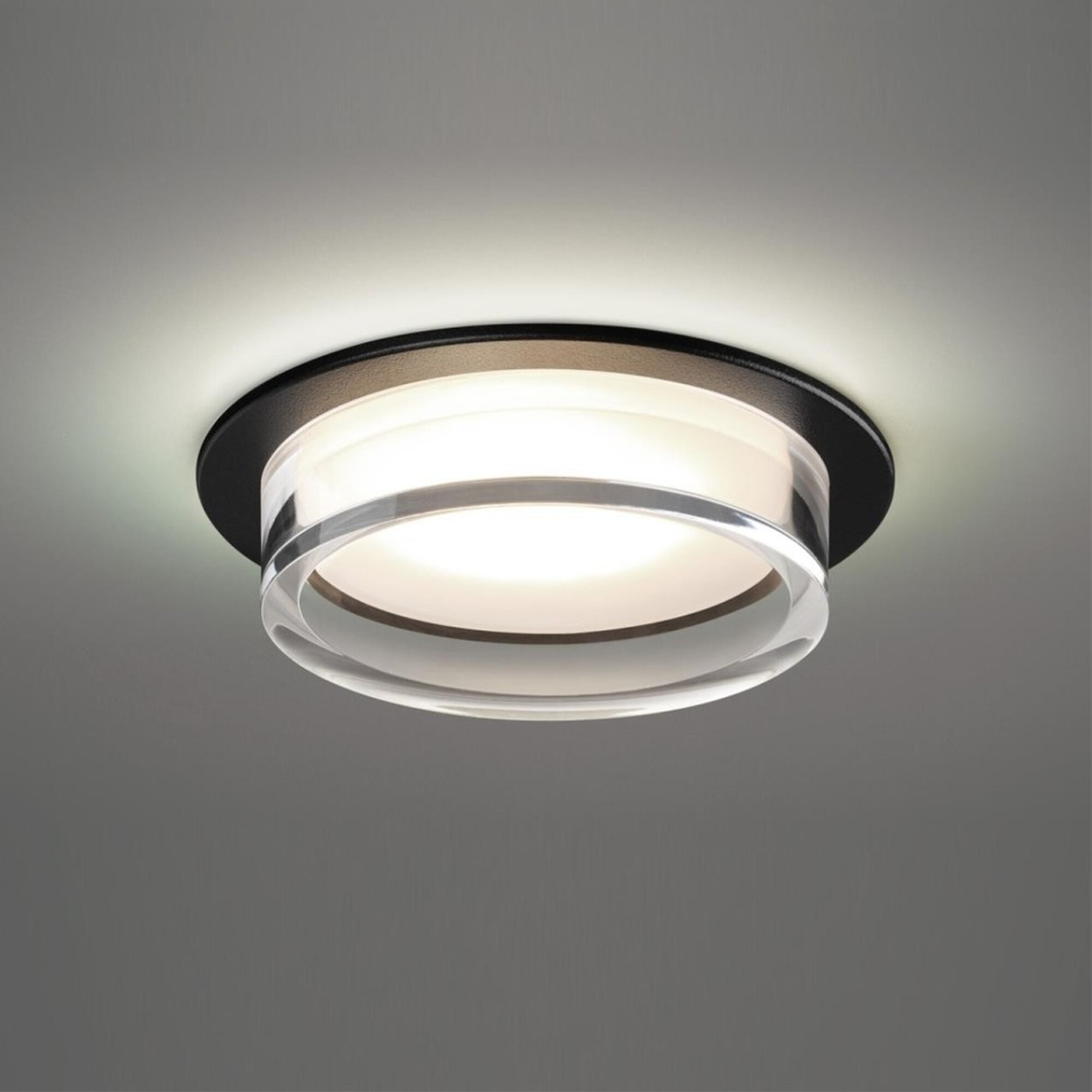 Светильник встраиваемый IP20 GX53 12Вт 220-240V GEM WIR NT25 570 черный круг Novotech