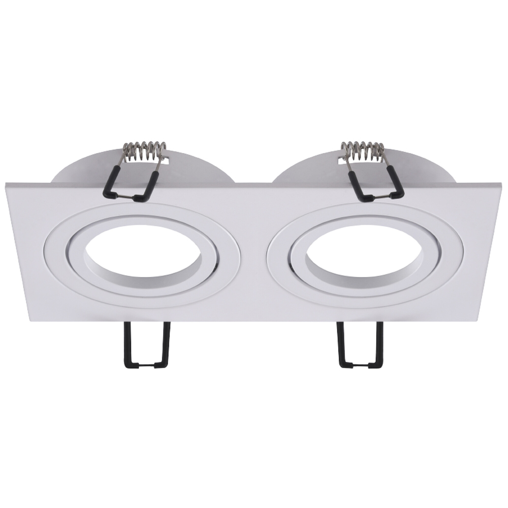 Светильник встраиваемый поворотный GU5.3 (MR16) двойной прямоугольник 010106 Белый SignImpress