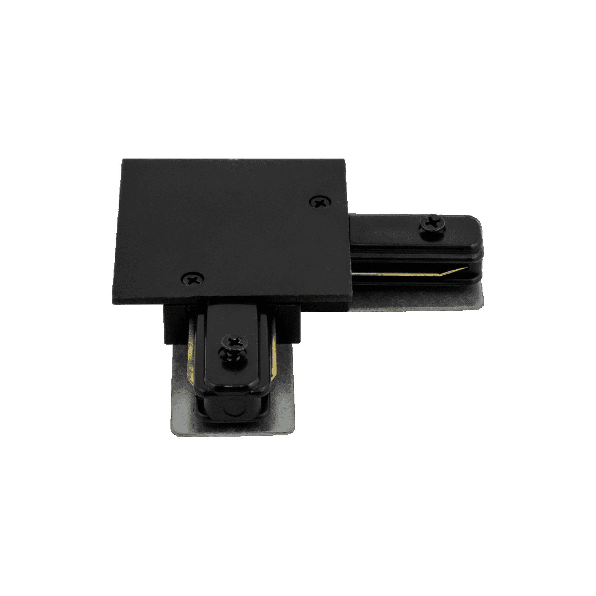 Коннектор L для однофазных встраиваемых трековыx систем, Черный SWG