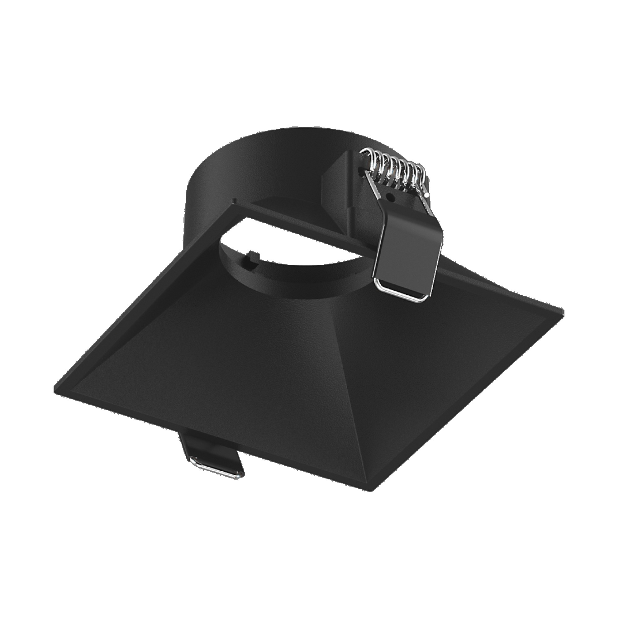 Корпус светильника встраиваемый квадрат COMBO 3, черный, IP20 SWG