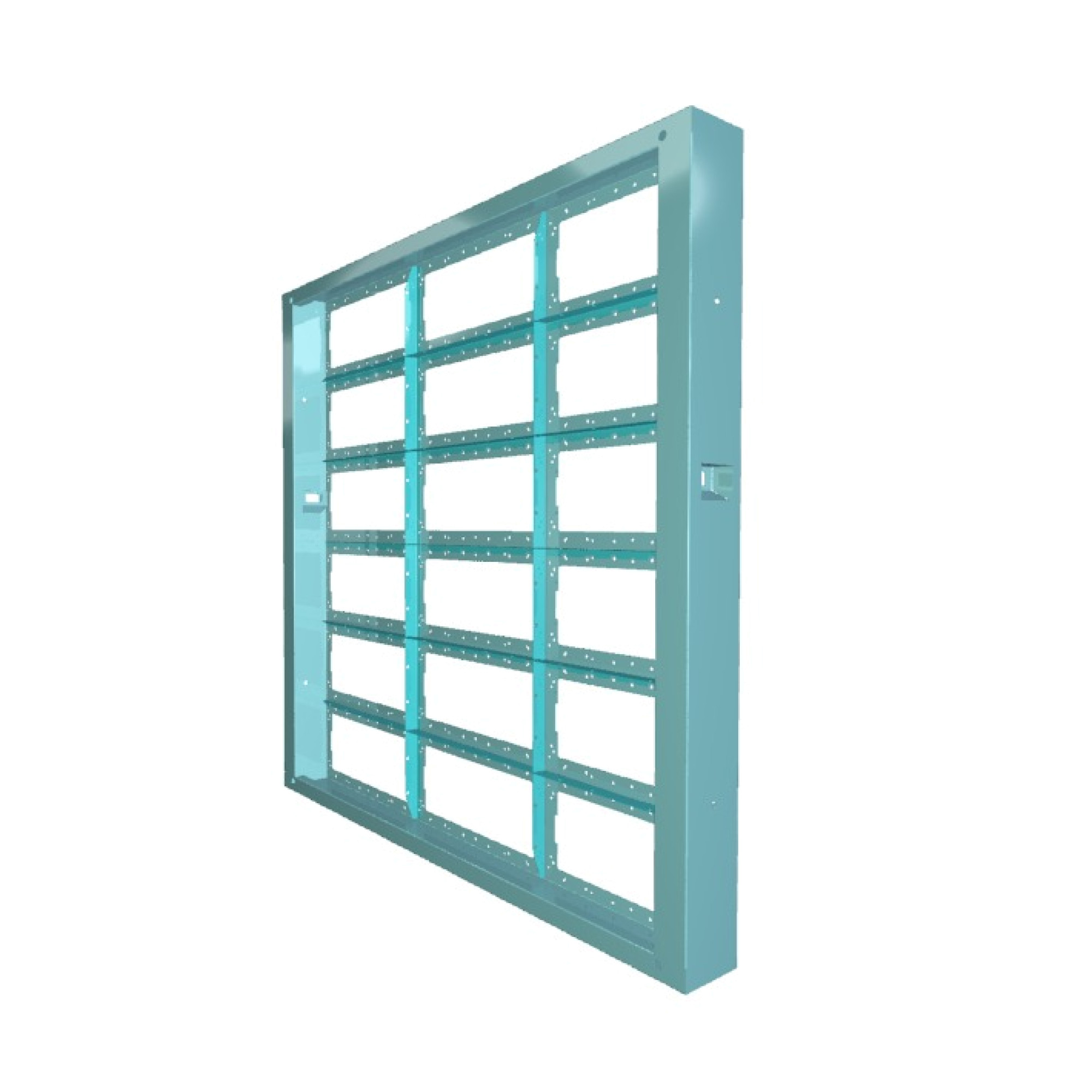 Кабинет металлический интерьерный (без задней крышки) 960*960