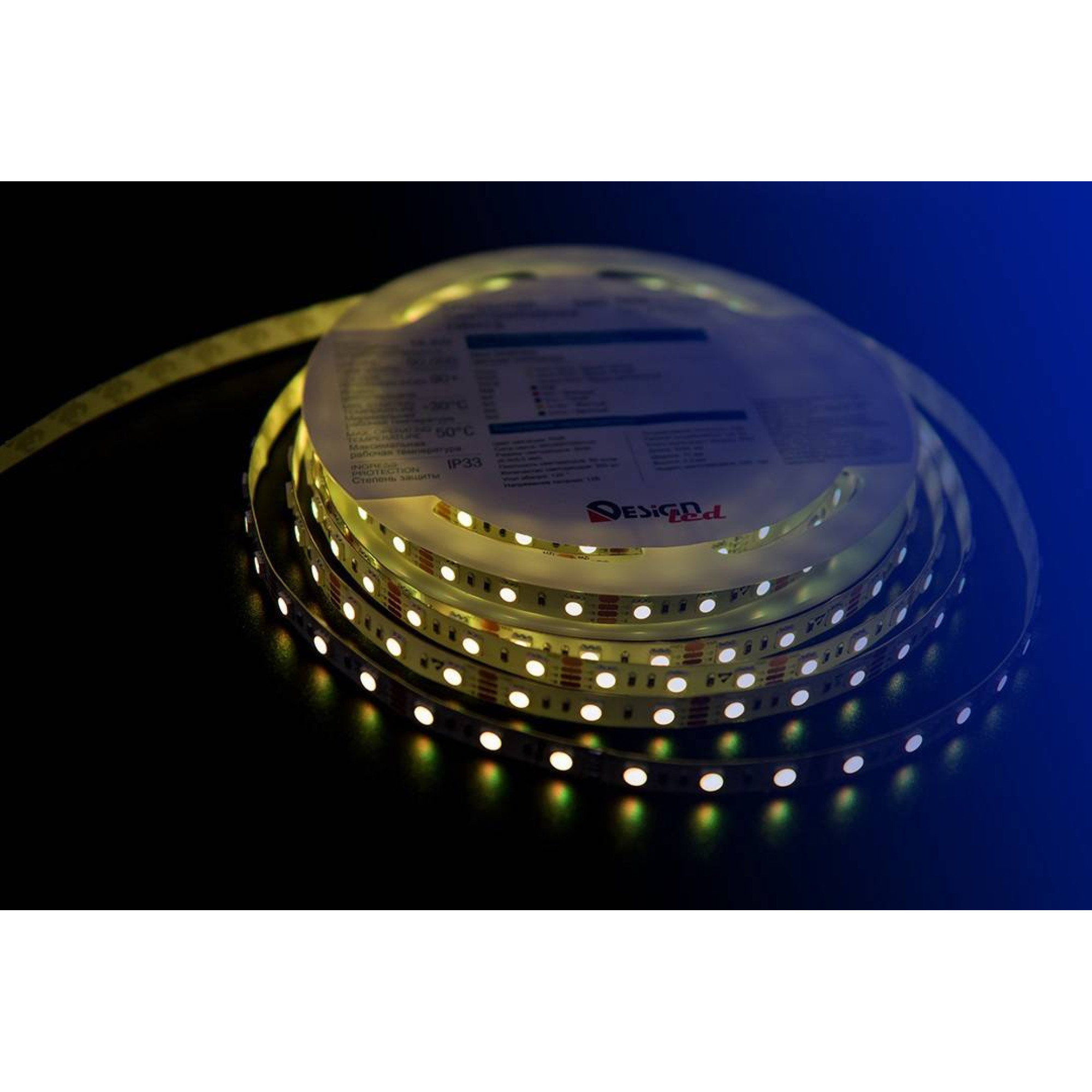 Лента светодиодная LUX5050 60LED/м 14,4Вт/м 12В IP33 Цвет:RGB (K) (1метр) SWG