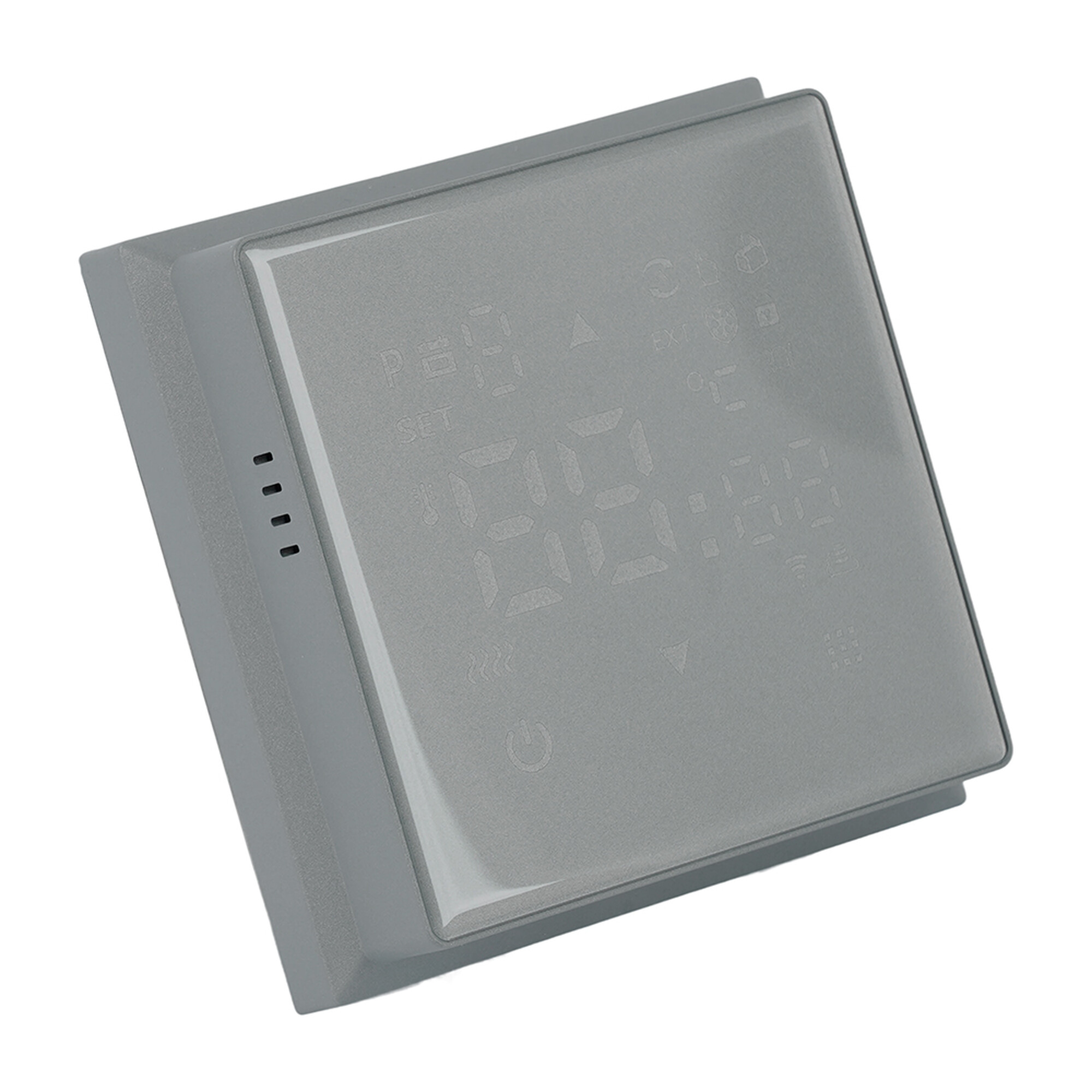 Терморегулятор Wi-Fi (механизм), STEKKER, 250В, 3500Вт, серия Эмили, RSW00-5119-10, платиново-серый, soft touch