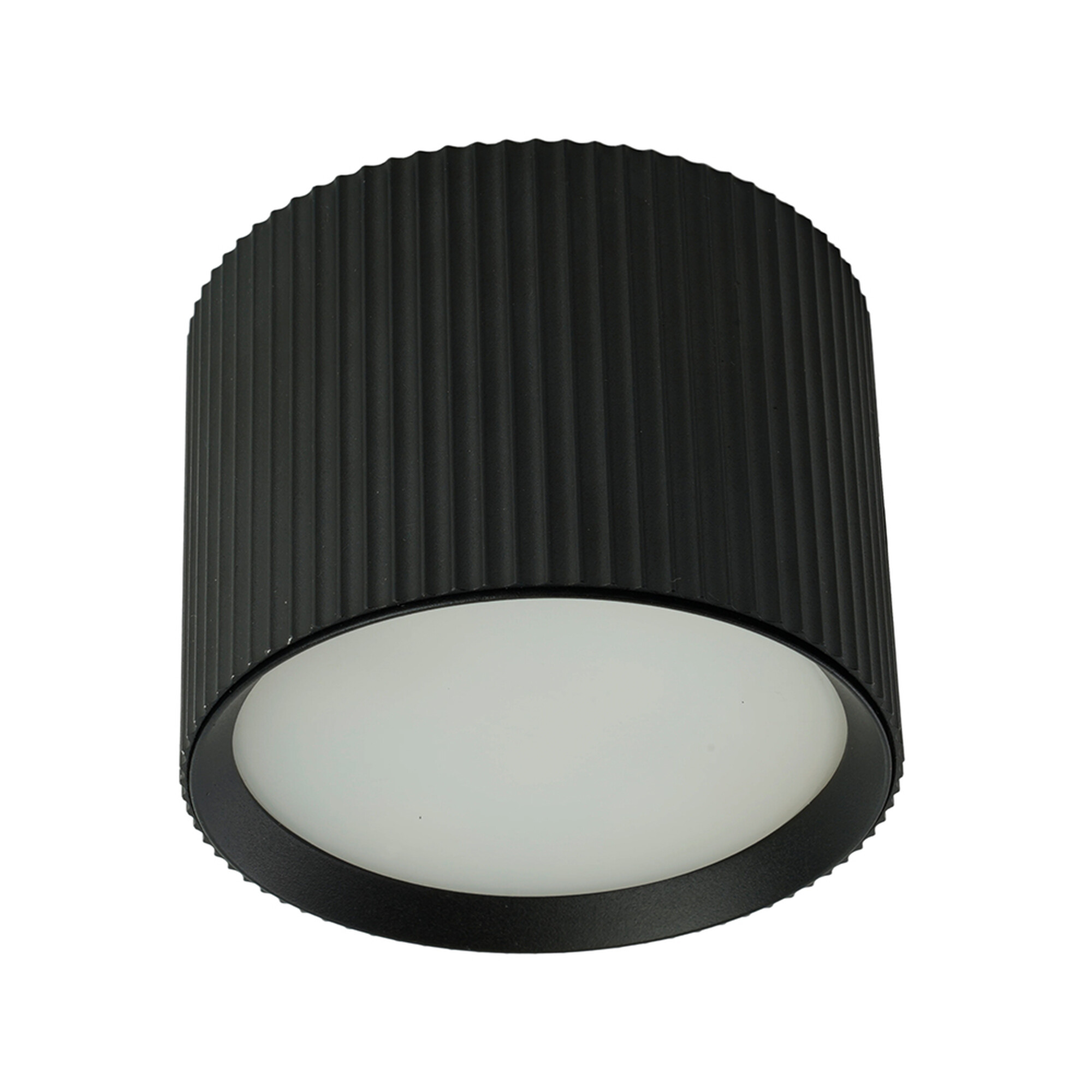 Светильник потолочный Barrel HL458 ARIA 12W, 230V, GX53, чёрный Feron