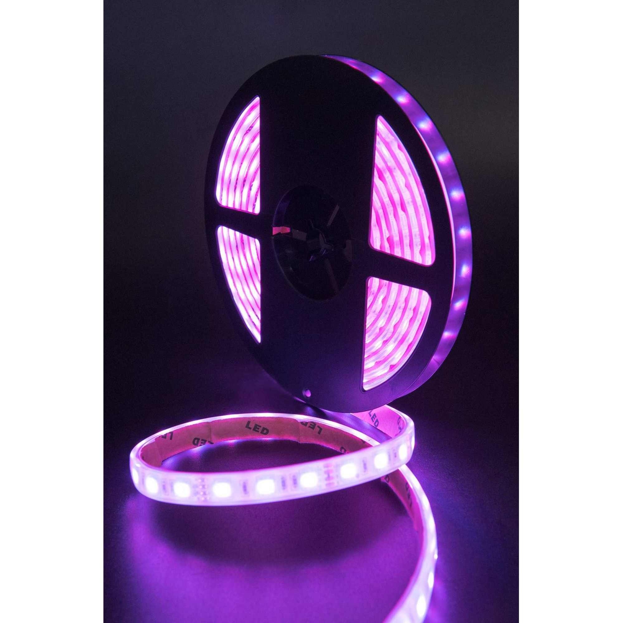 Лента светодиодная стандарт 5050, 60 LED/м, 14,4 Вт/м, 12В , IP68, Цвет: RGB ЗМ (1м) SWG 