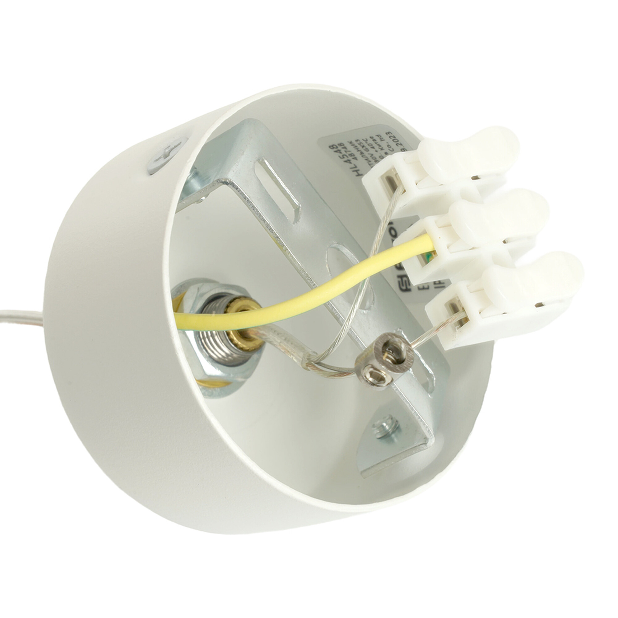 Светильник потолочный на подвесе GX53 12W 230V, белый D85*H88 HL4548 Feron