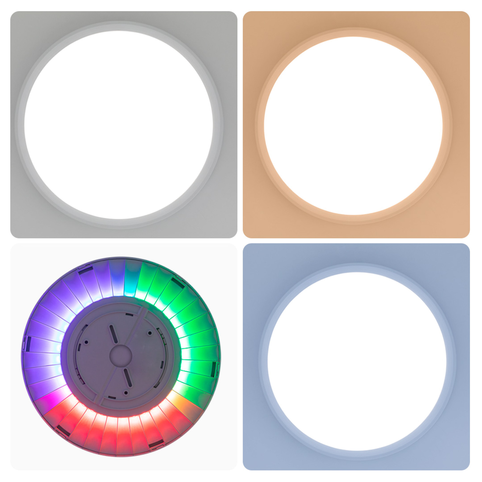 Светильник светодидный накладной, SPIN, 28Вт, 230В/50Гц, 2240лм, DIM, 3000-6500К,RGB подсвет Apeyron