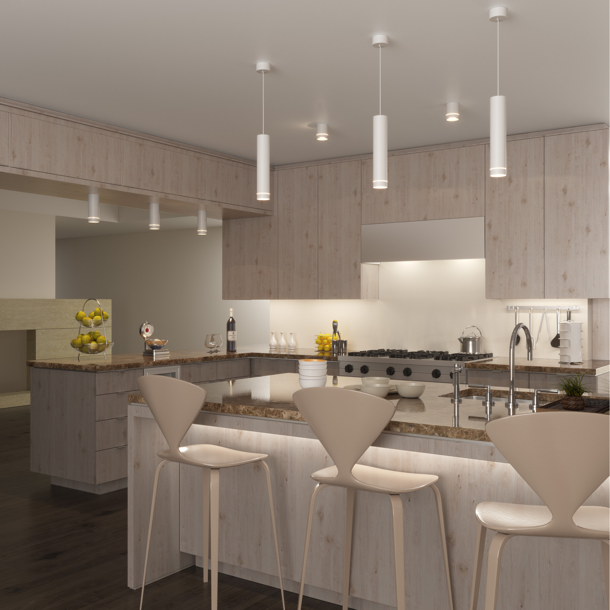 Светильник накладной точечный DLR021 9W 4200K белый матовый Elektrostandard