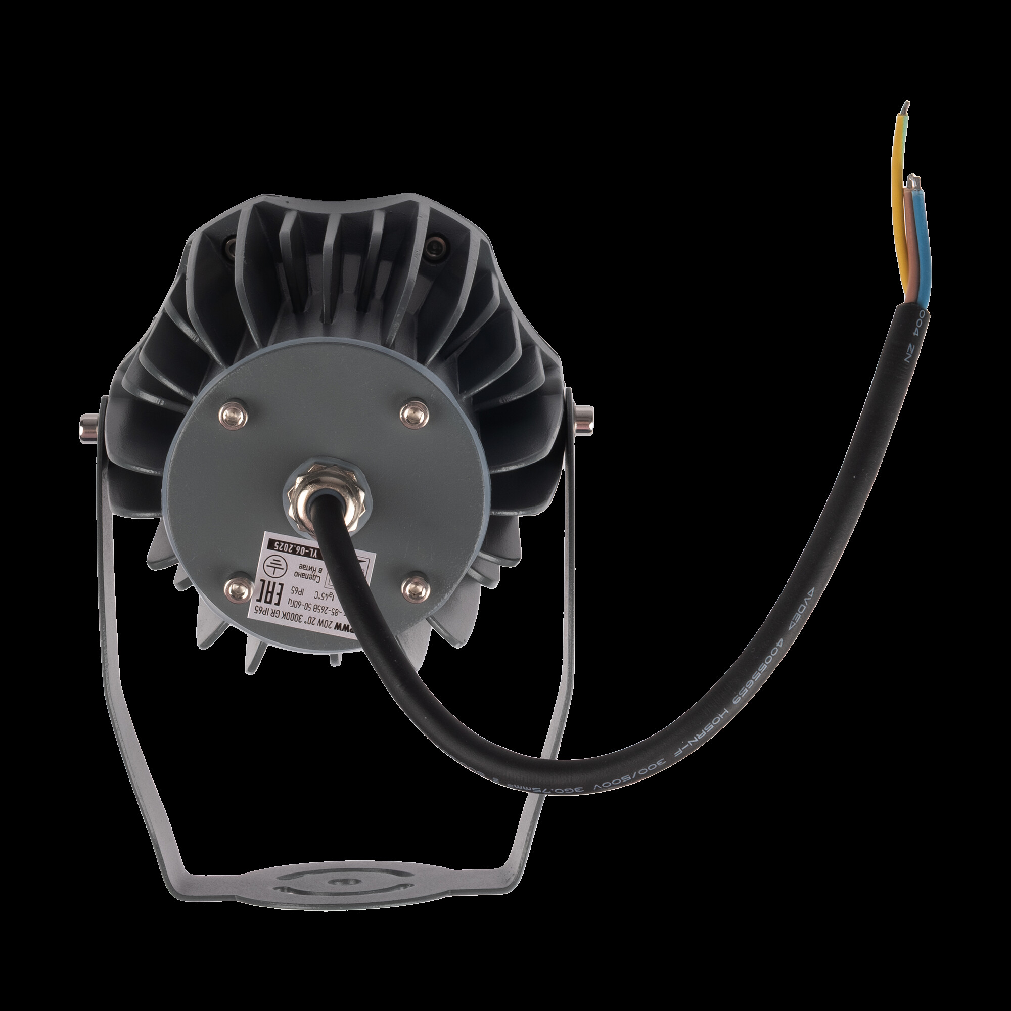 Светильник светодиодный фасадный PWW 20W 20° 3000K GR IP65 Jazzway