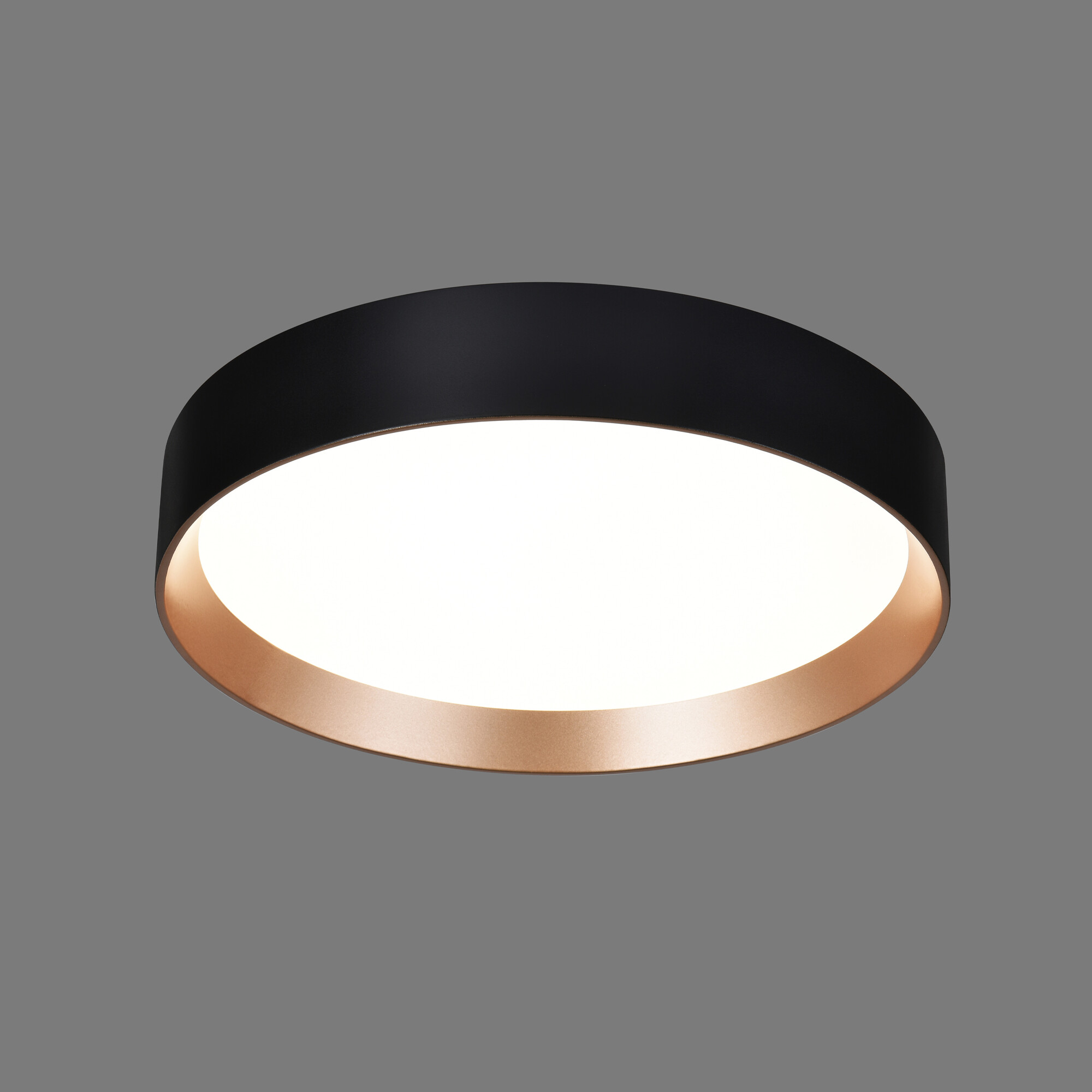 Светильник накладной светодиодный 40 Вт 7200 Лм Чёрный/Золото Signimpress