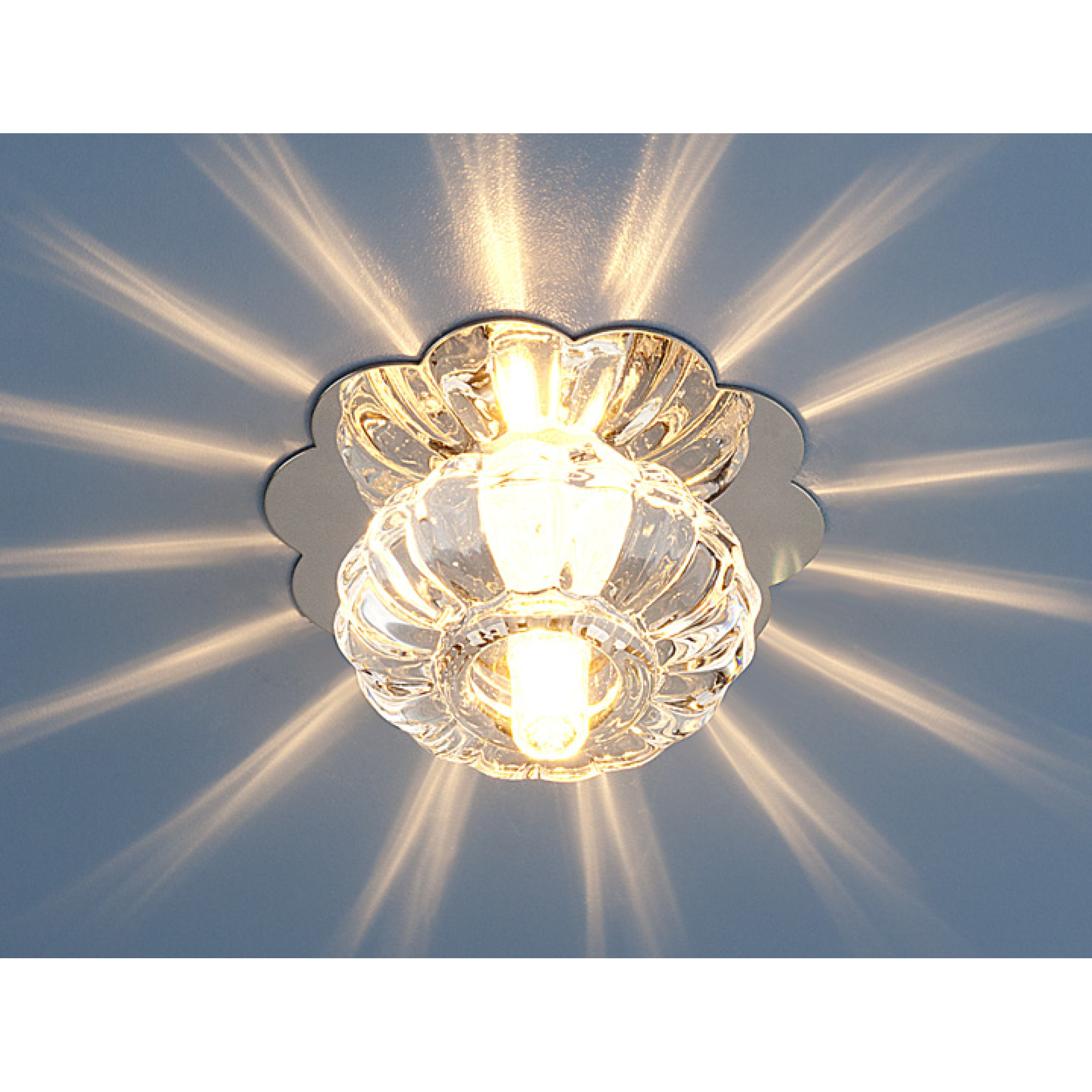 Светильник встраиваемый 847 G4 хром/прозрачный Elektrostandard (распродажа)