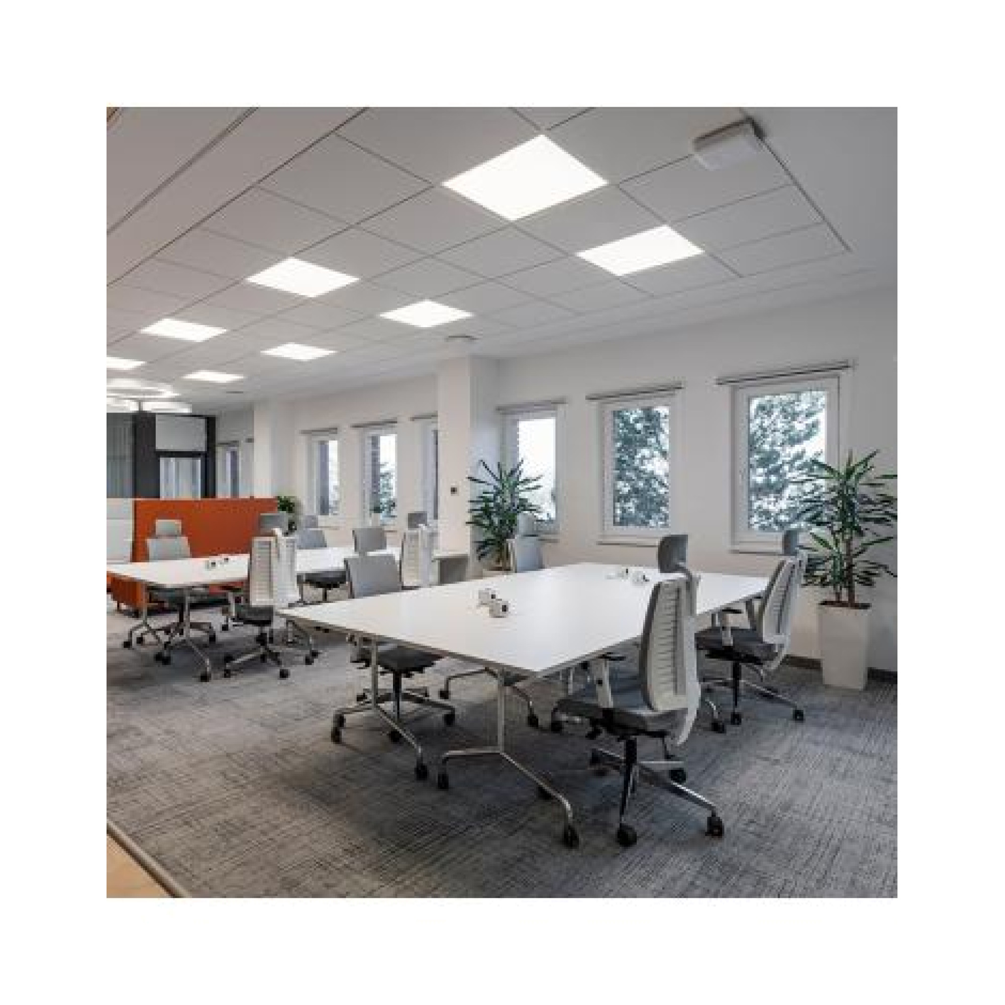 Светодиодный светильник AL2115 встраиваемый 51033 36W 6500K белый со встроенным ЭПРА Feron 