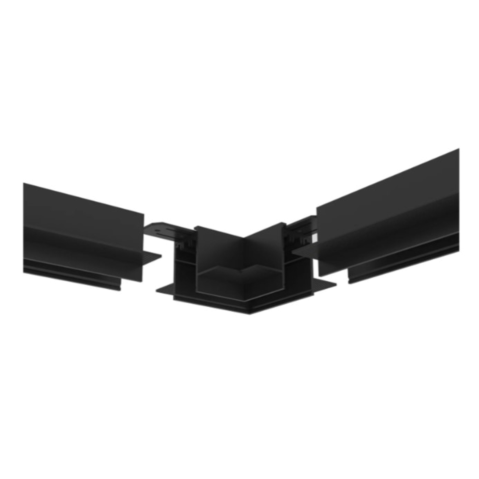 Угол потолок-потолок встраиваемый под ГКЛ SMART черный Denkirs