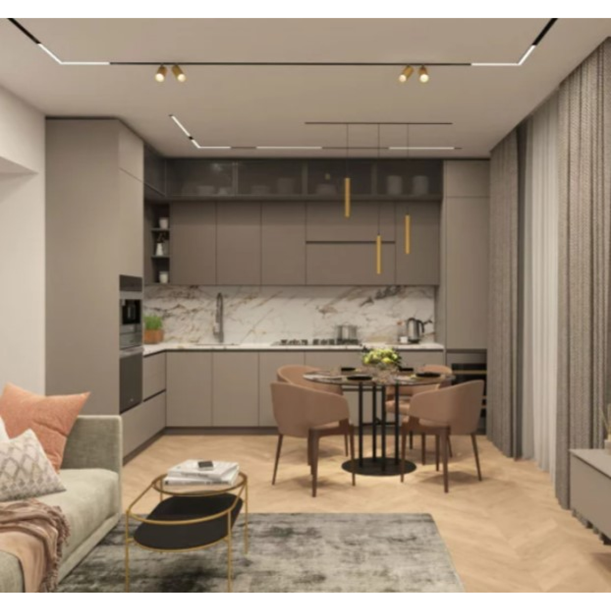 Трековый светильник DK8004-BK Denkirs