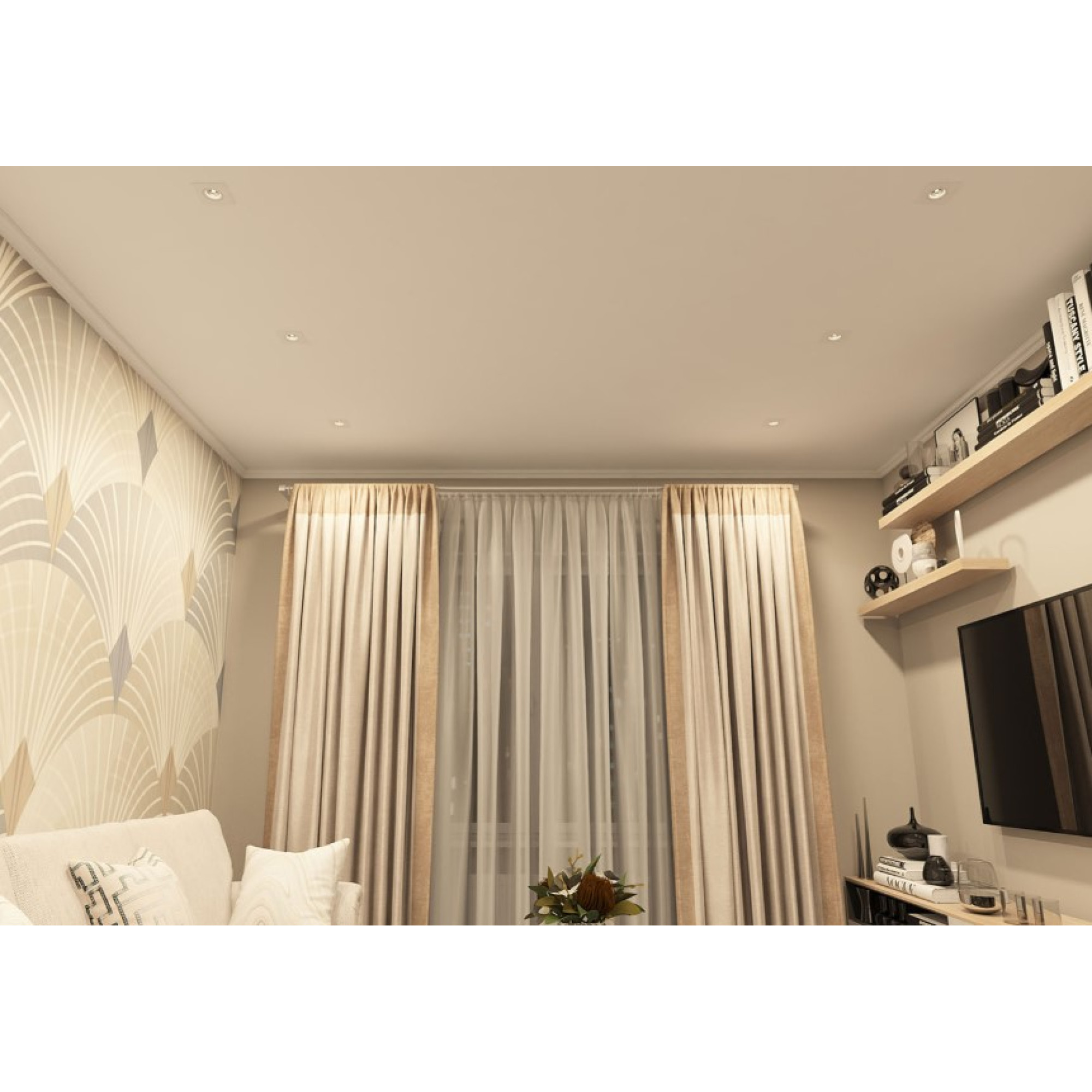 Точечный встраиваемый светильник DK2038-WH Denkirs