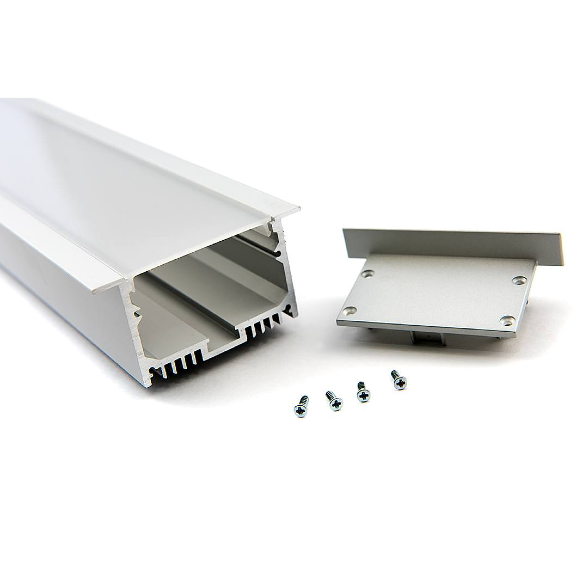 Профиль встраиваемый алюминиевый LE.6332 (2.5м) SWG