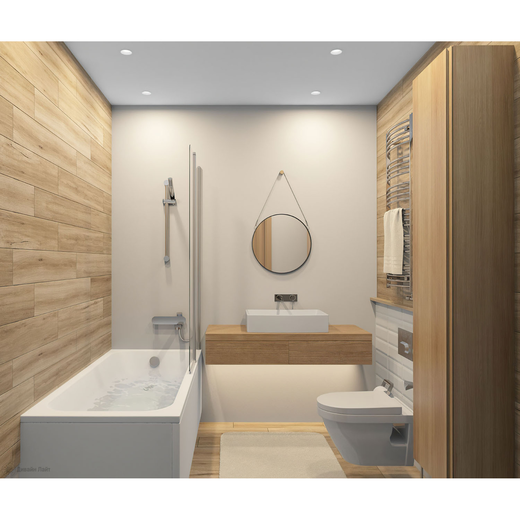 Встраиваемый светильник Deep DK3103-WH Denkirs