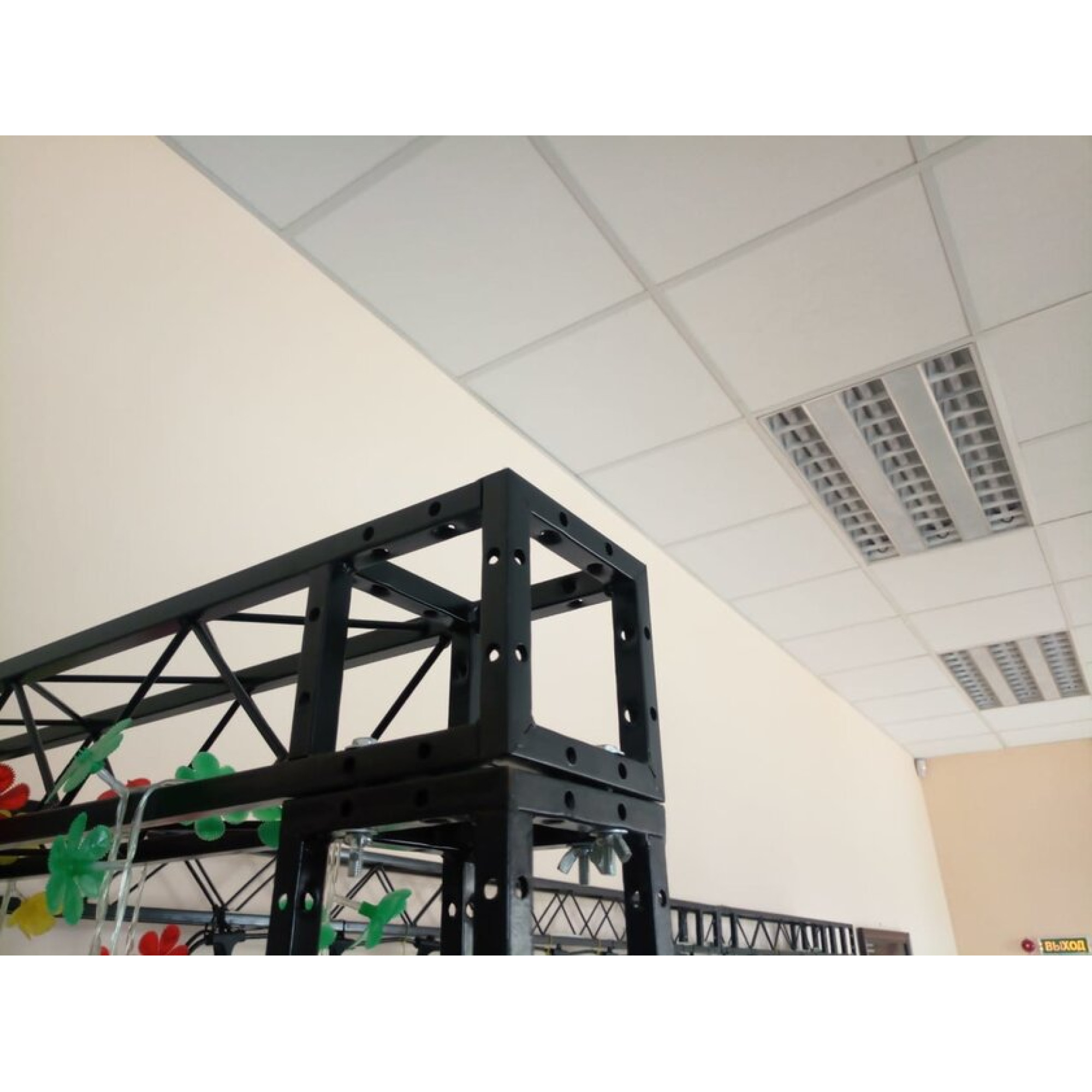 Фермы металлические Line 12*12*12cm, цвет черный, SignImpress