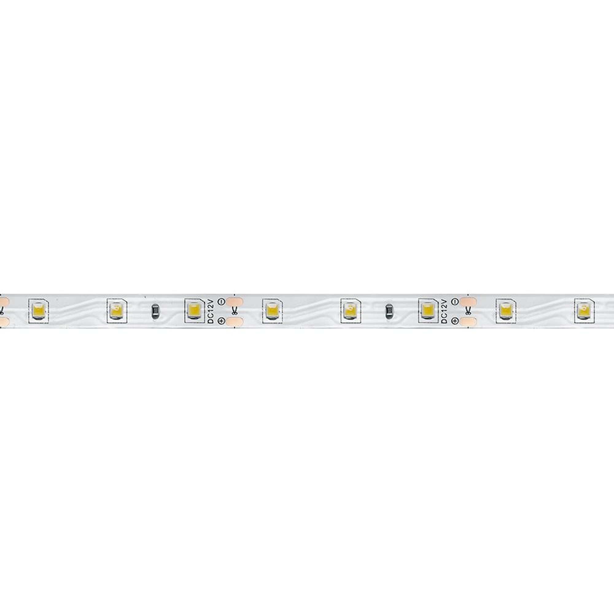 Лента светодиодная LS603, 60SMD(2835)/m 4.8W/m 12V 5m желтый Feron