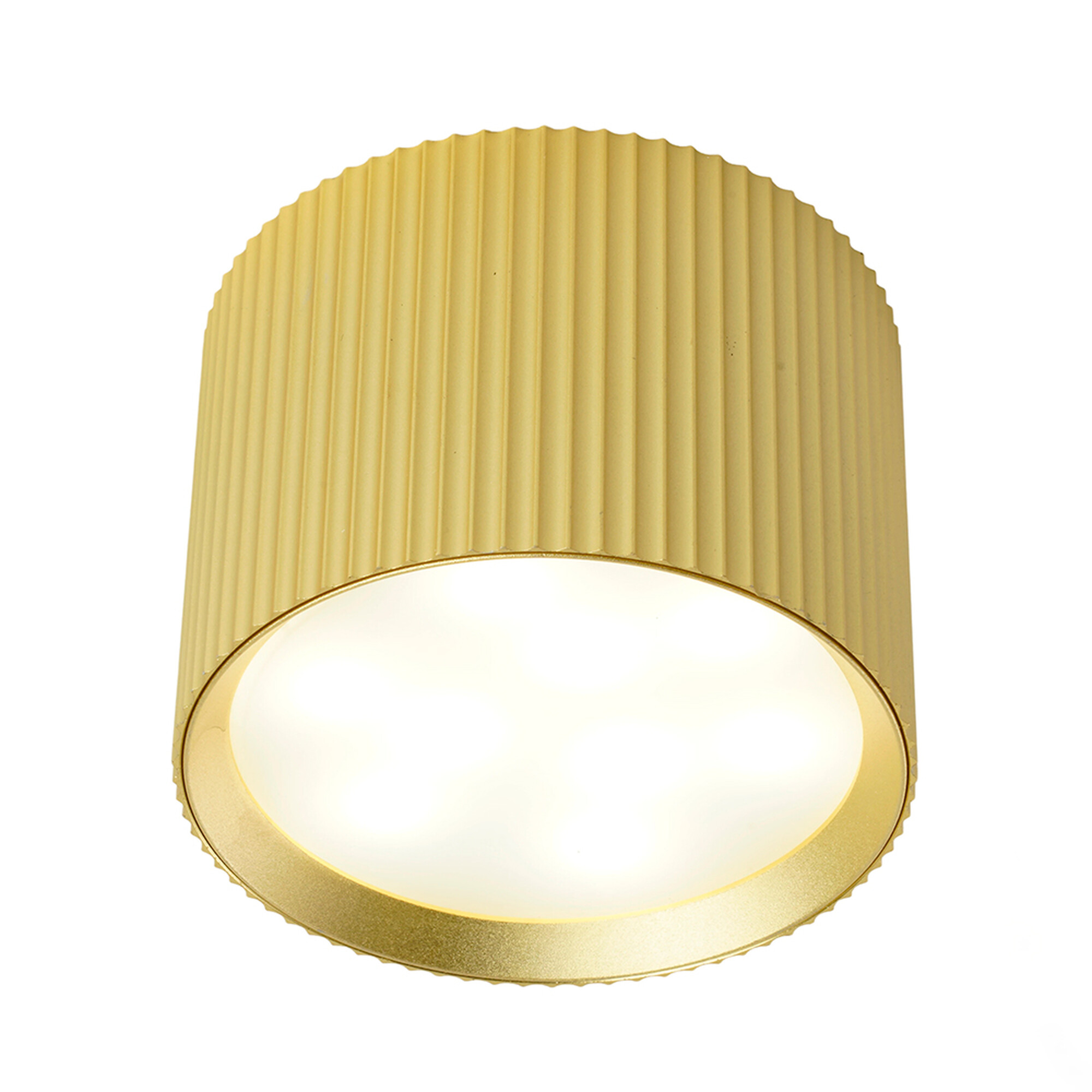 Светильник потолочный Barrel HL458 ARIA 12W, 230V, GX53, золото Feron