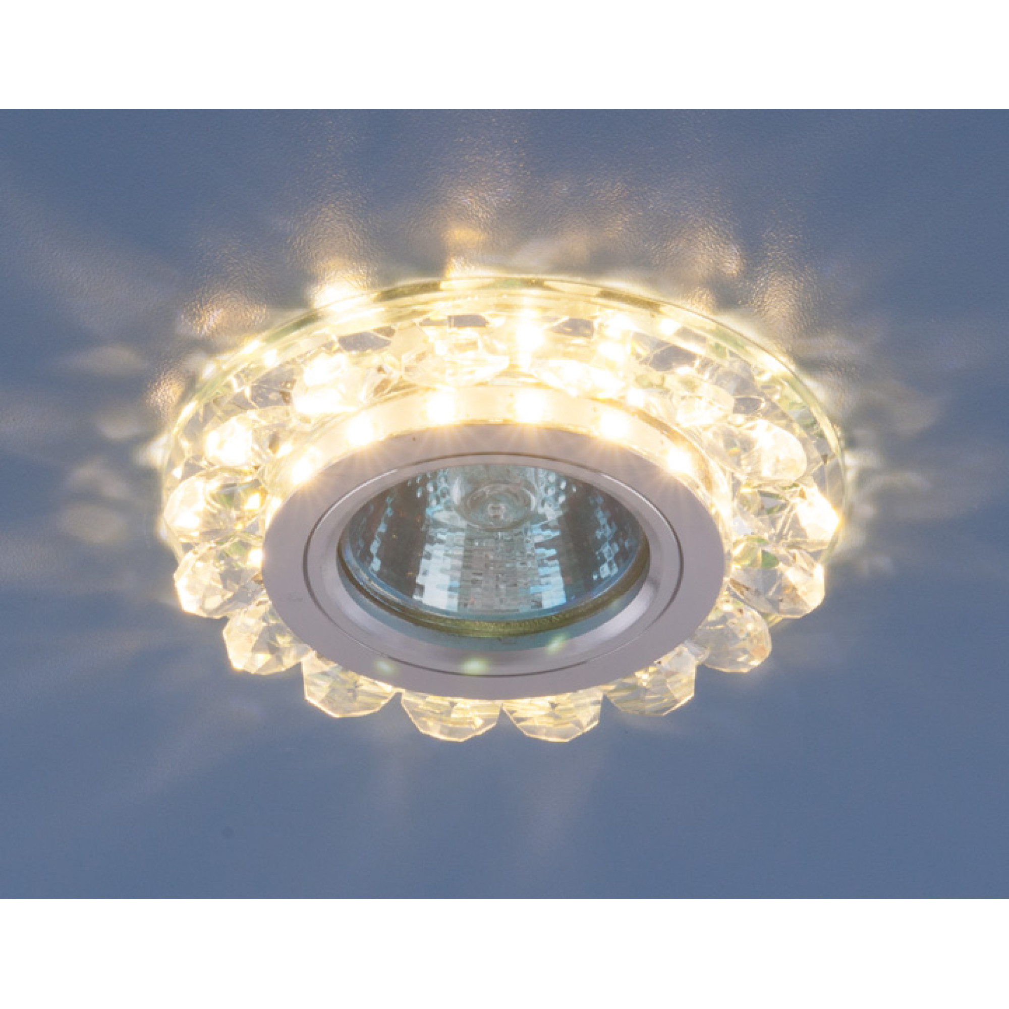 Светильник встраиваемый с подсветкой 6036 MR16 прозрачный Elektrostandard (распродажа)