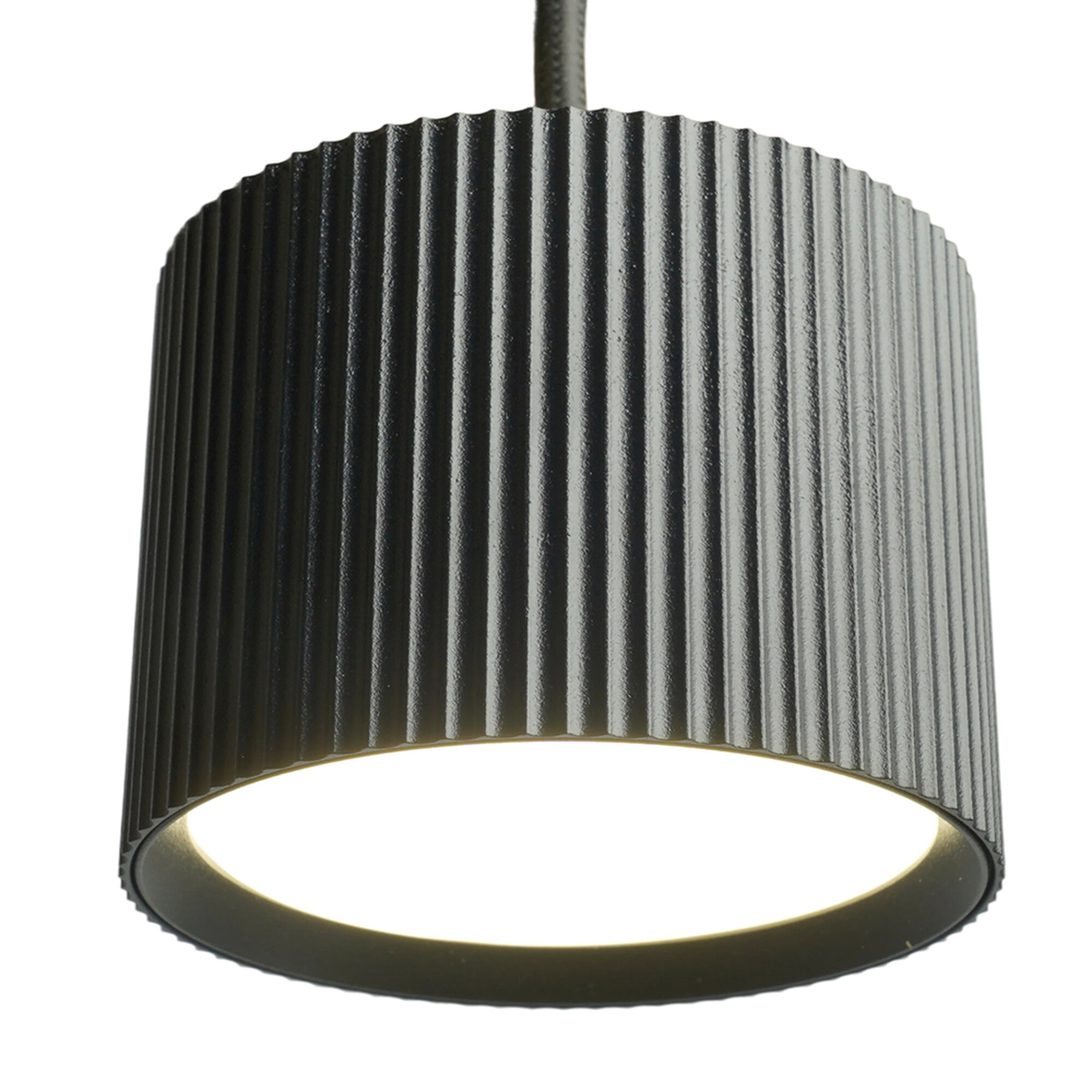 Светильник потолочный Barrel HL4588 ARIA levitation 12W, 230V, GX53, черный, на подвесе 1,7 м Feron