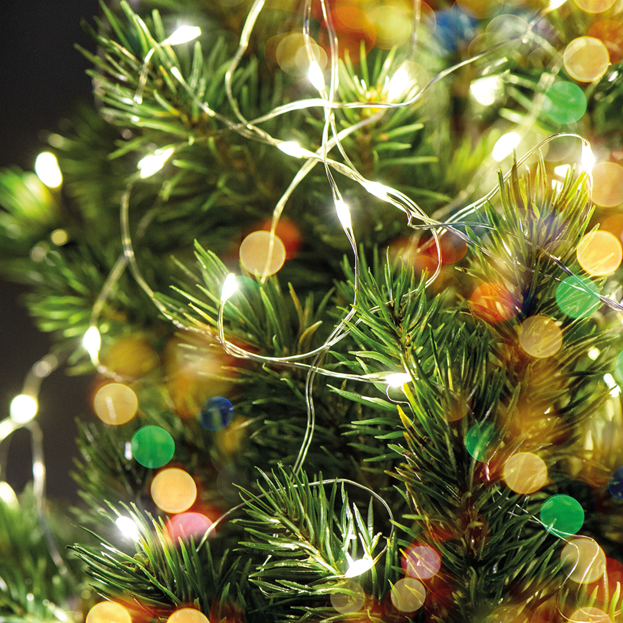 Гирлянда линейная CL576 Роса, статичная, 10м USB 5000K , прозрачный шнур Feron