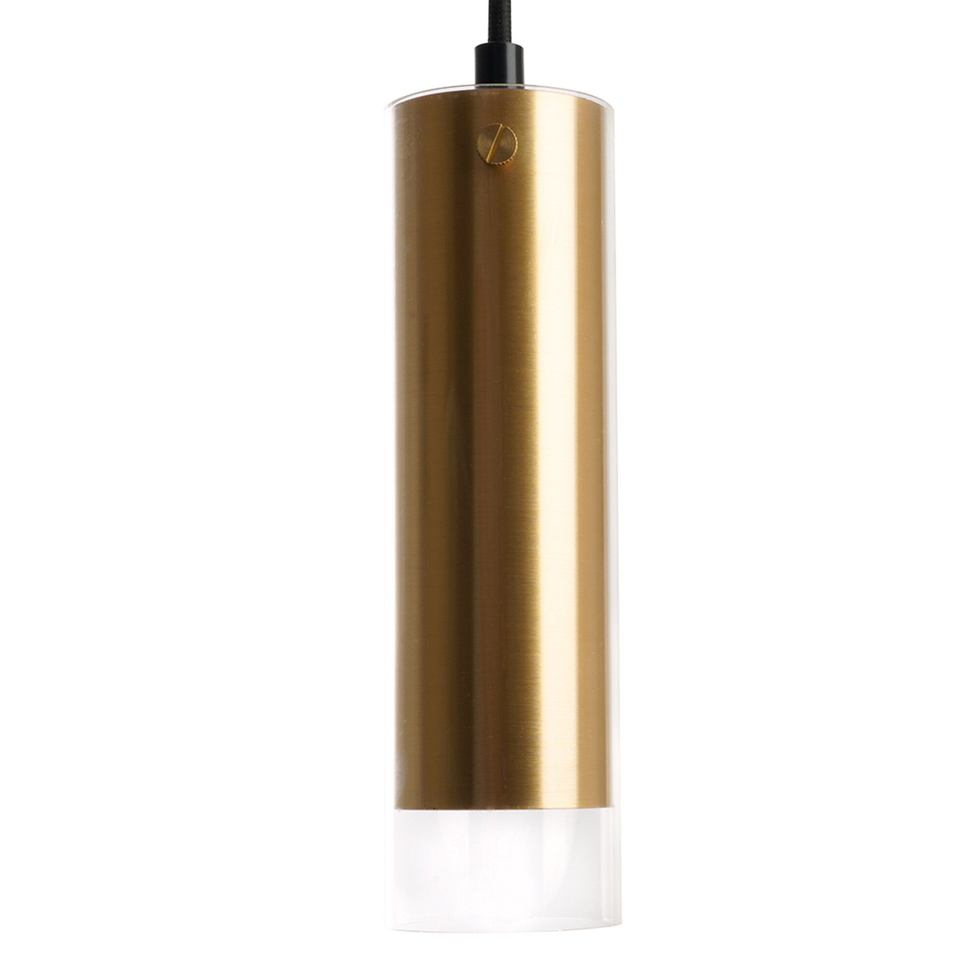 Светильник потолочный на подвесе MR16 35W, 230V, GU10, золото, чёрный D55*H200 ML1898 Feron