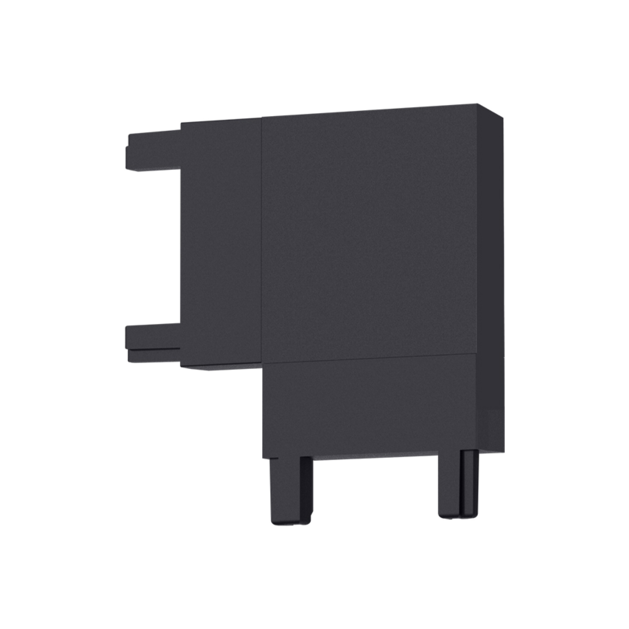 Коннектор L образный к шинопроводу однофазному магнитному Thin Чёрный SignImpress