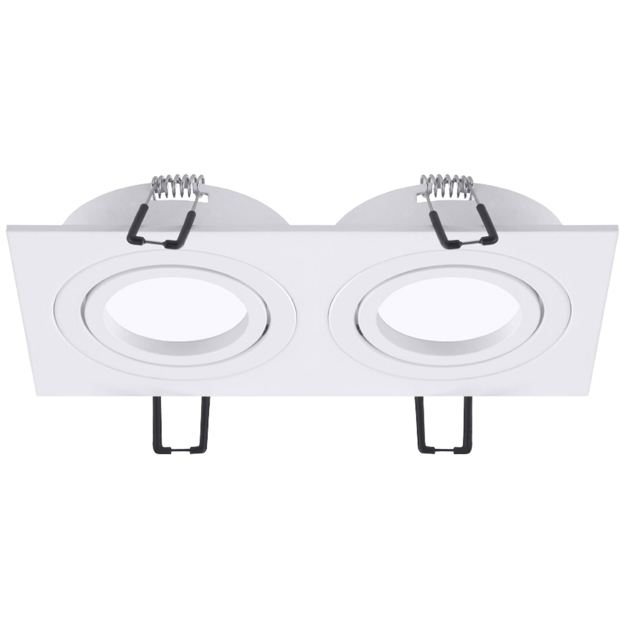 Светильник встраиваемый поворотный GU5.3 (MR16) двойной прямоугольник 010106 Белый SignImpress