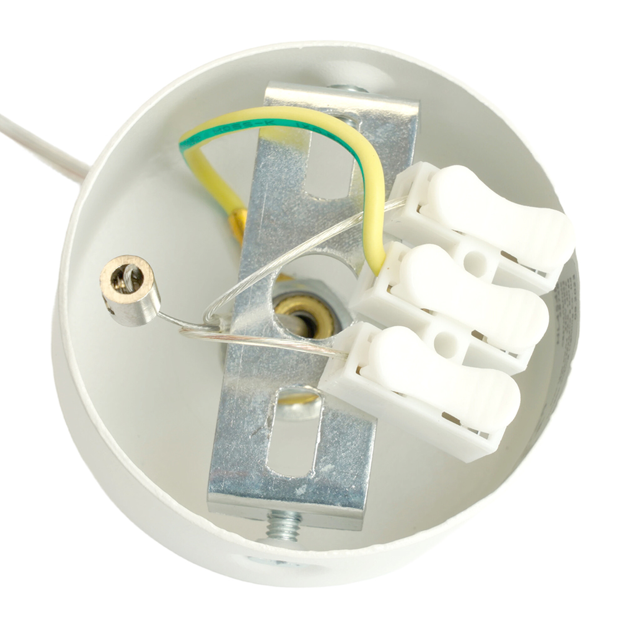 Светильник потолочный на подвесе GX53 12W 230V, белый D85*H88 HL4548 Feron