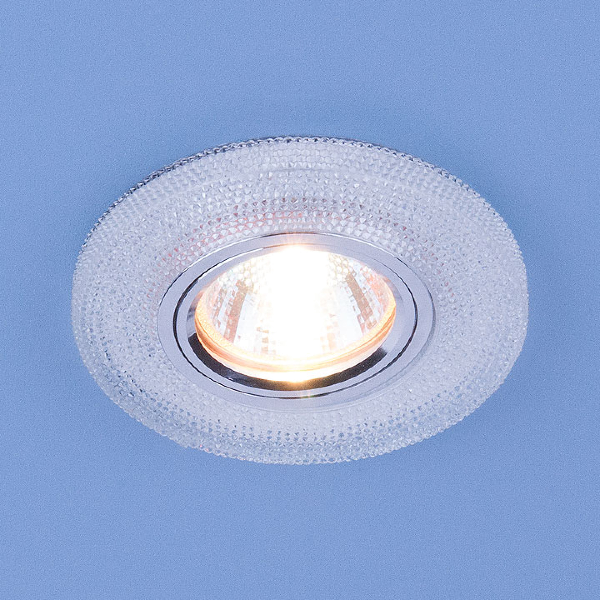 Светильник встраиваемый с подсветкой 2130 MR16 прозрачный Elektrostandard (распродажа)