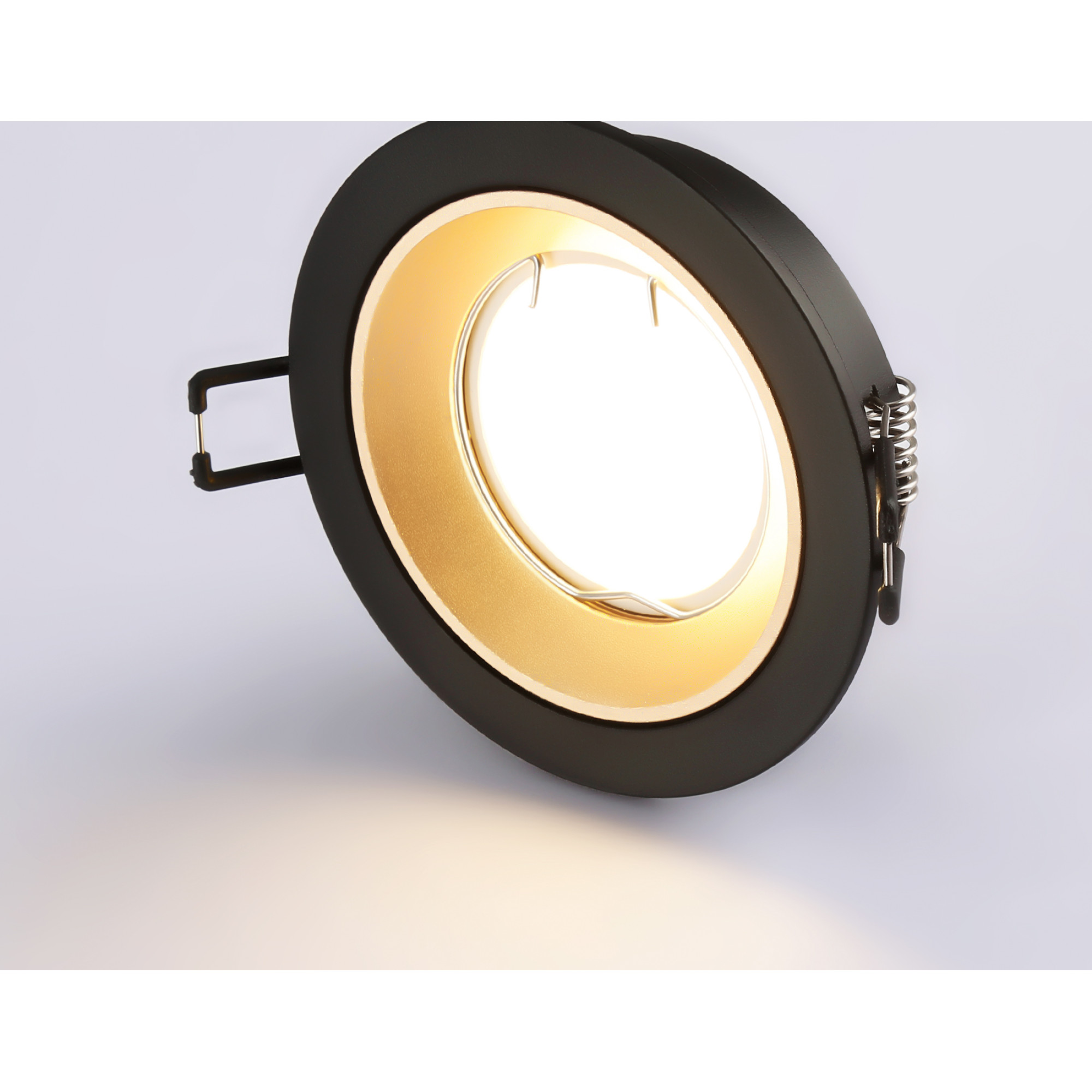 Встраиваемый точечный светильник MR16 A8923 BK/GD черный/золото Ambrella light