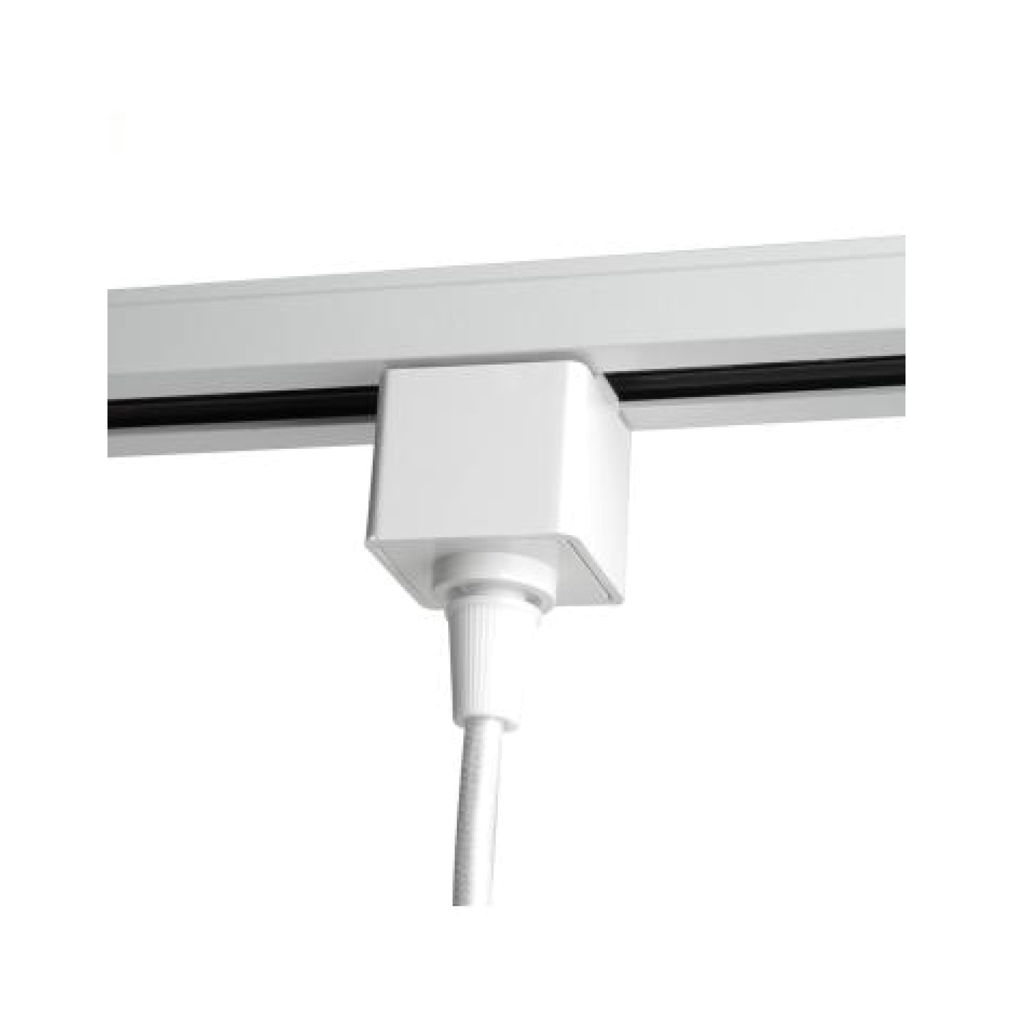 Светильник AL196 трековый однофазный на шинопровод под лампу на подвесе GU10, белый Feron 