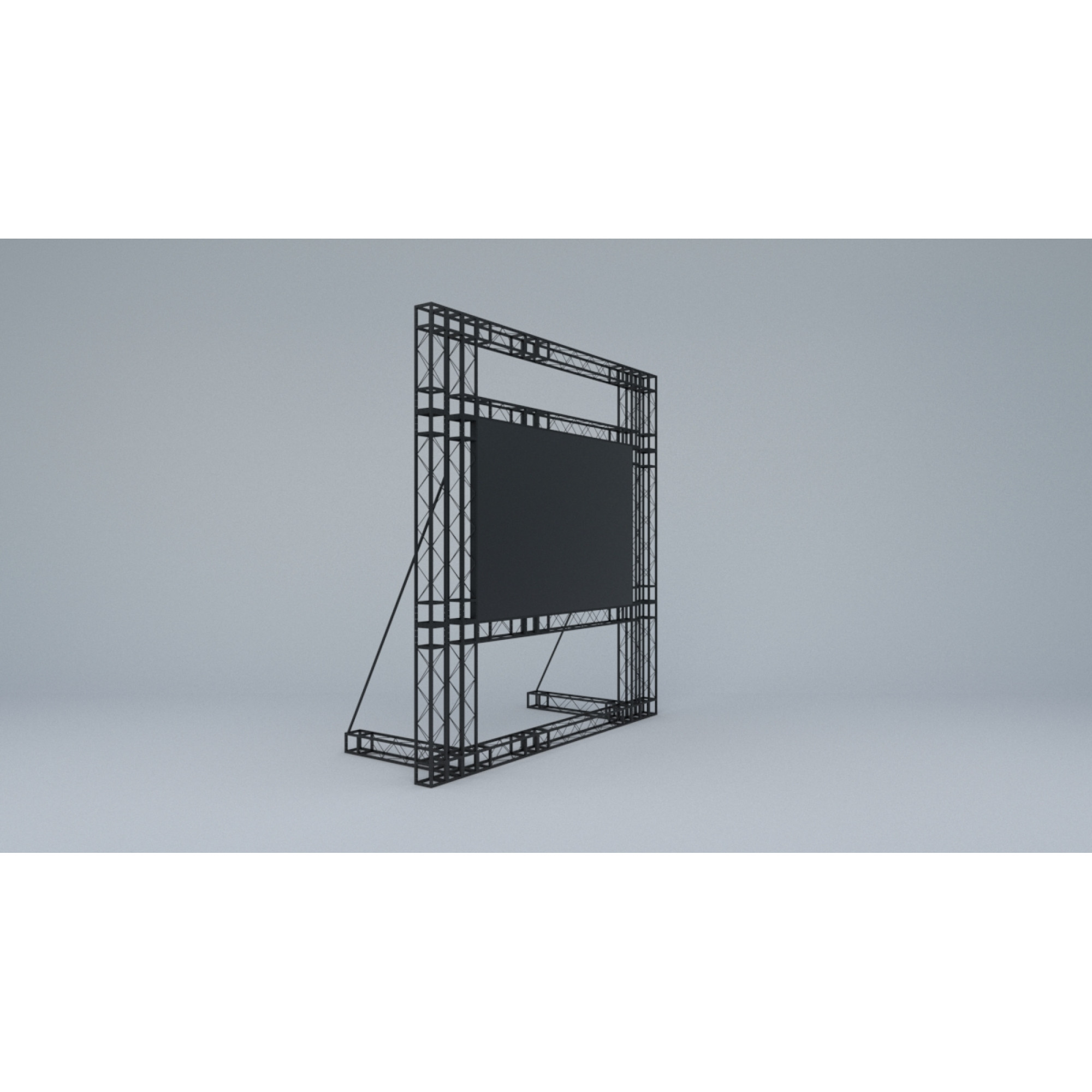 Фермы металлические Line 22*22*50cm, цвет черный, SignImpress