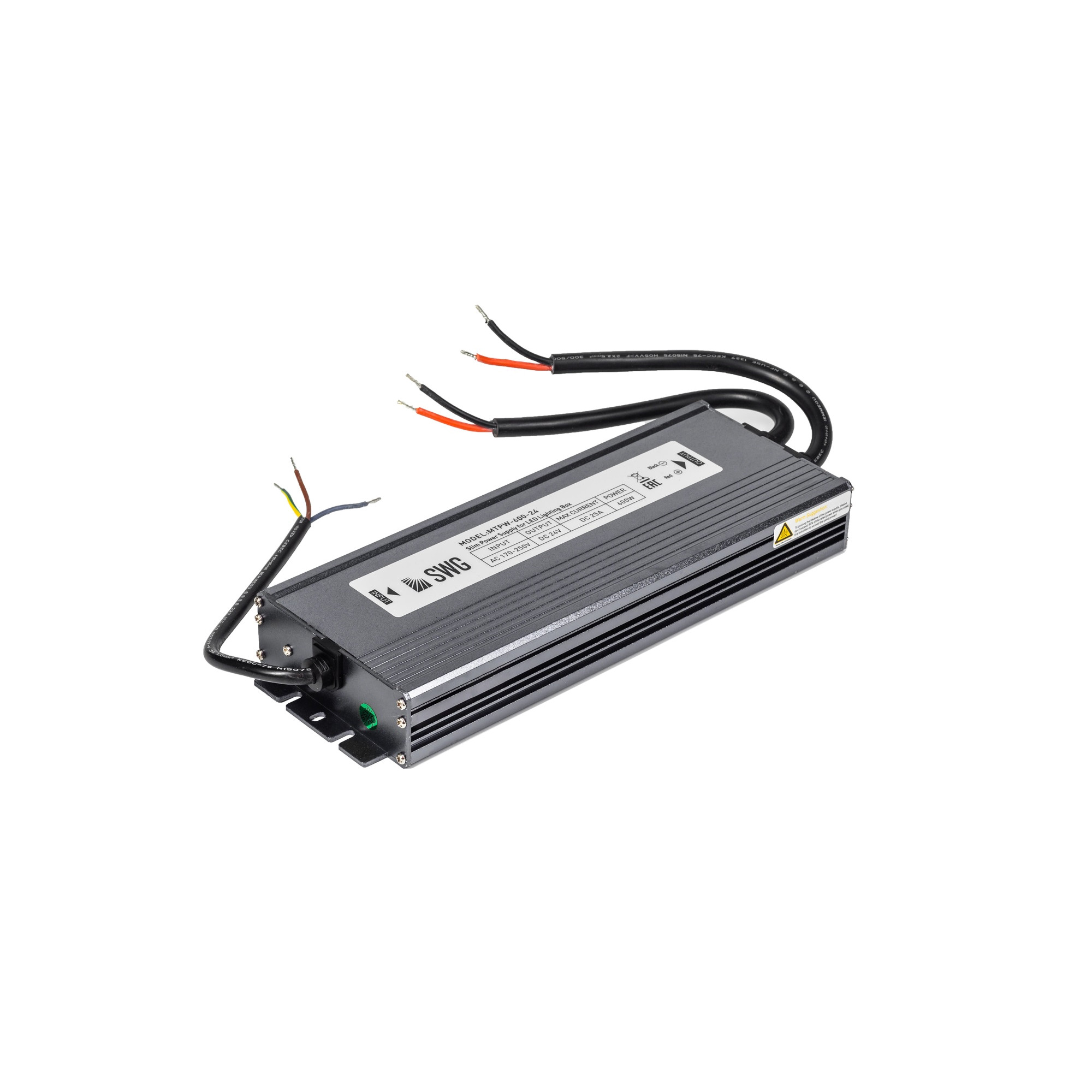 Блок питания для светодиодных лент TPW, 600 W Влагозащитный, 24 V, MTPW-600-24 SWG